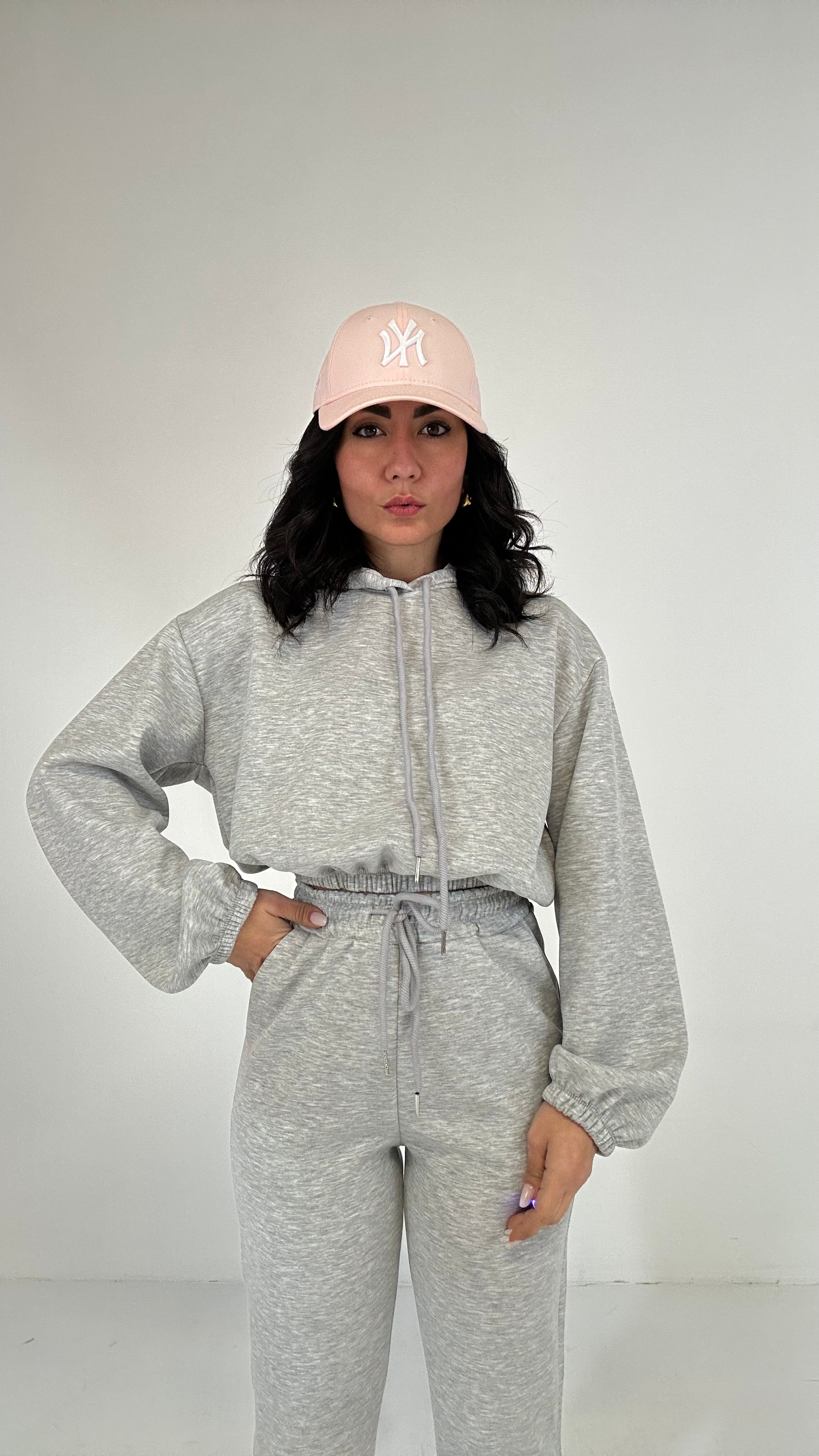 Completo TUTA CON CAPPUCCIO - GRIGIO