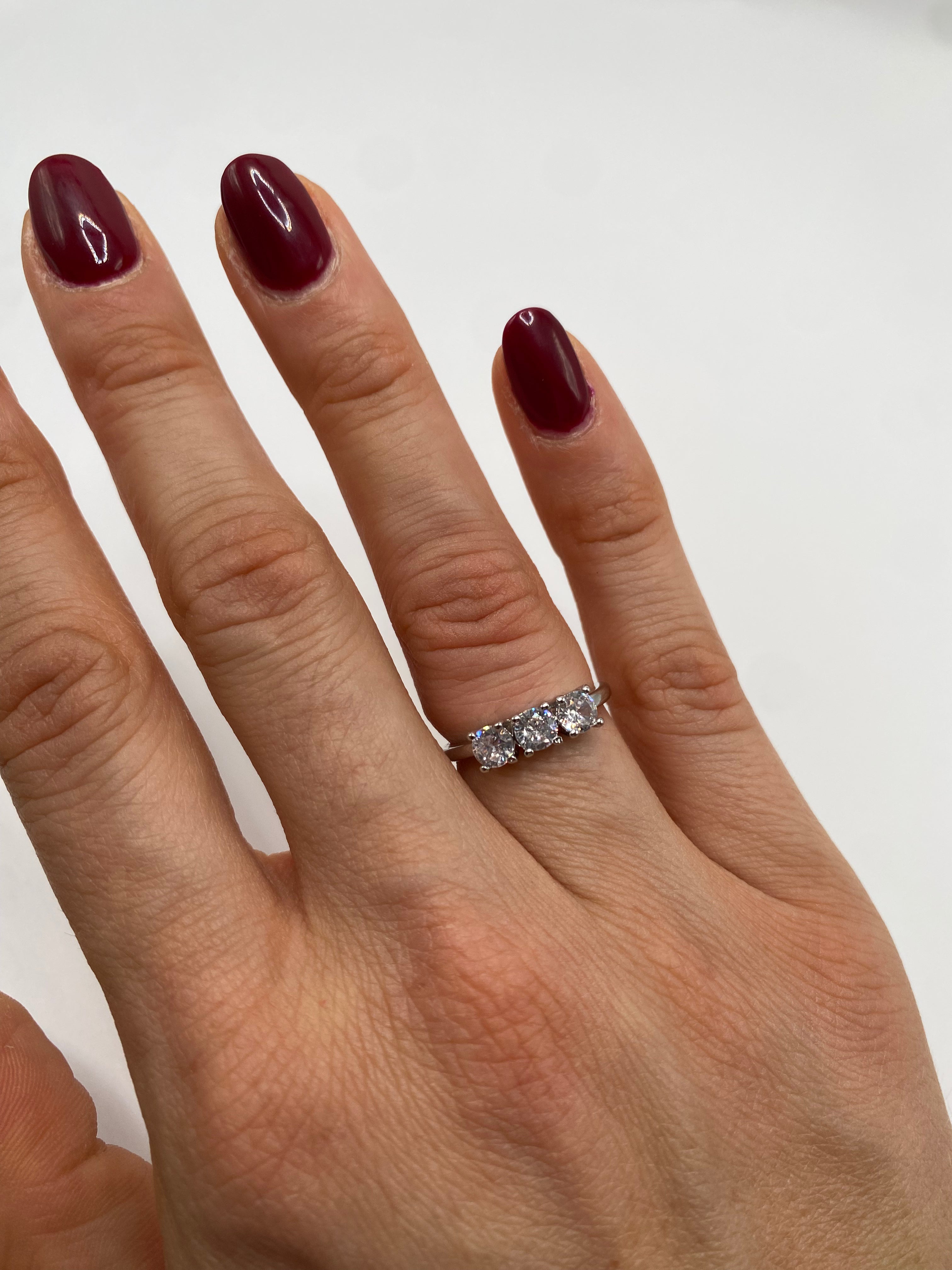 Anello TRE MINI - ARGENTO