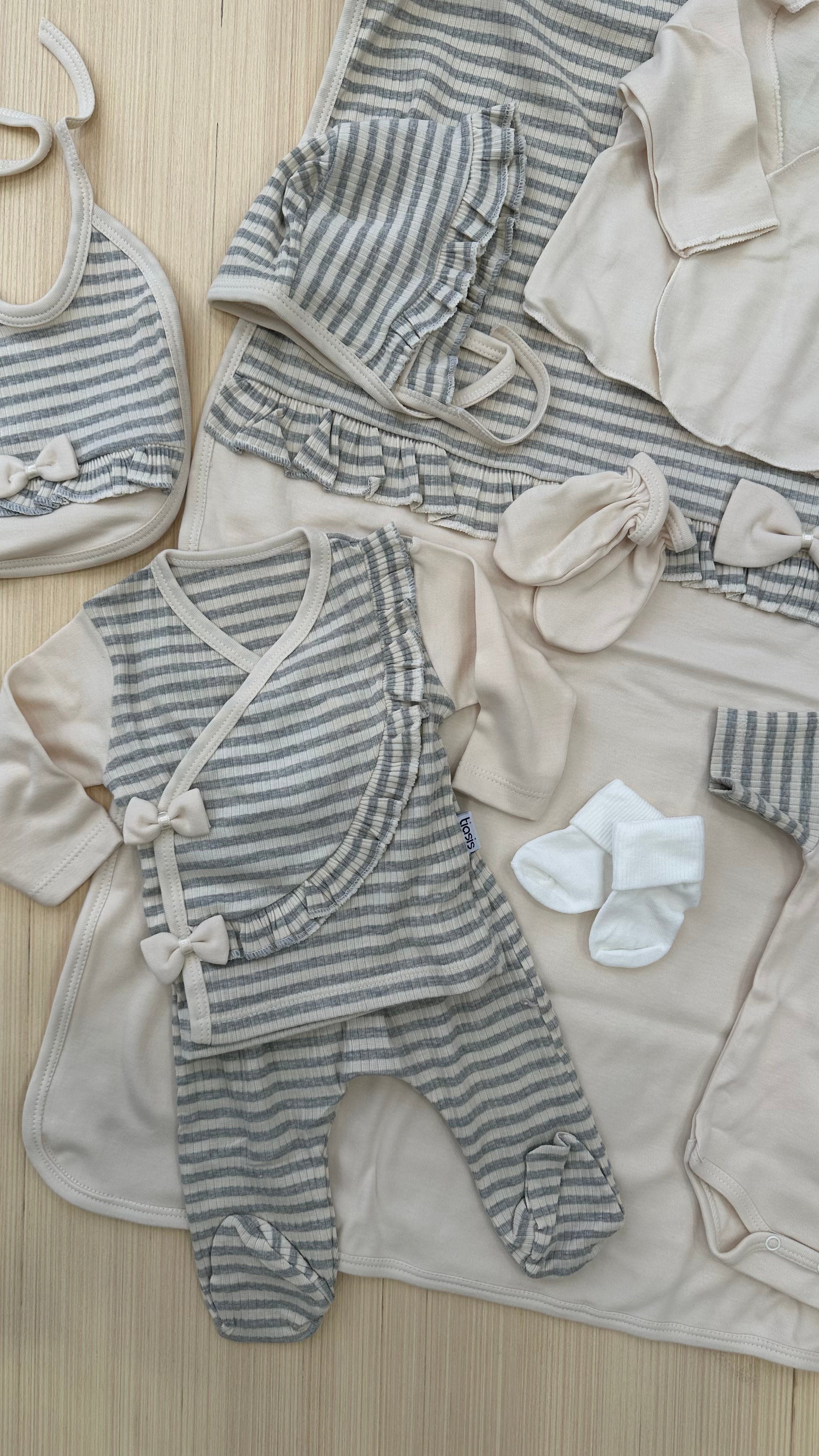 Set NASCITA 10 PZ - GRIGIO