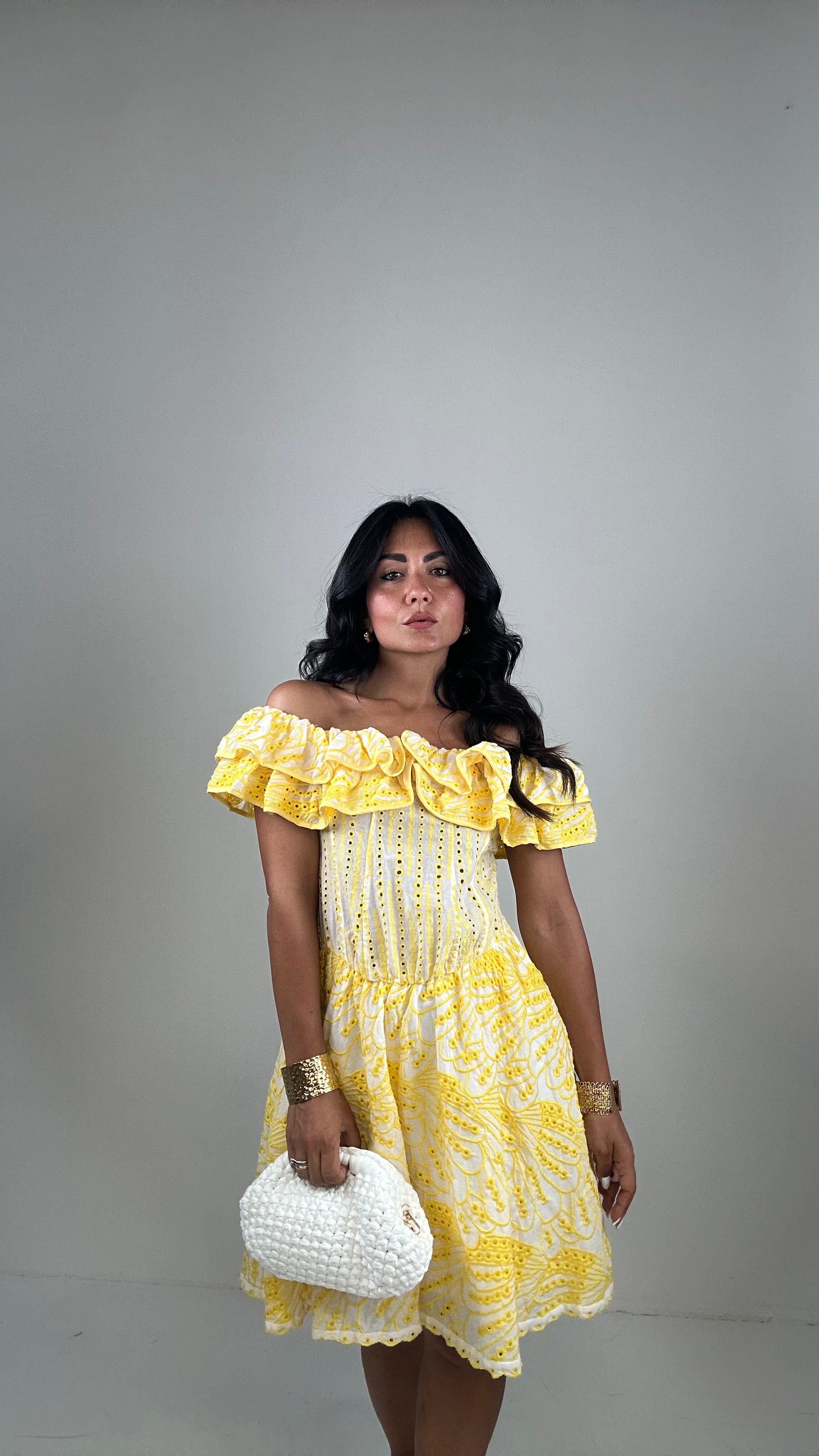 Vestito SANGALLO ARMONIA - GIALLO