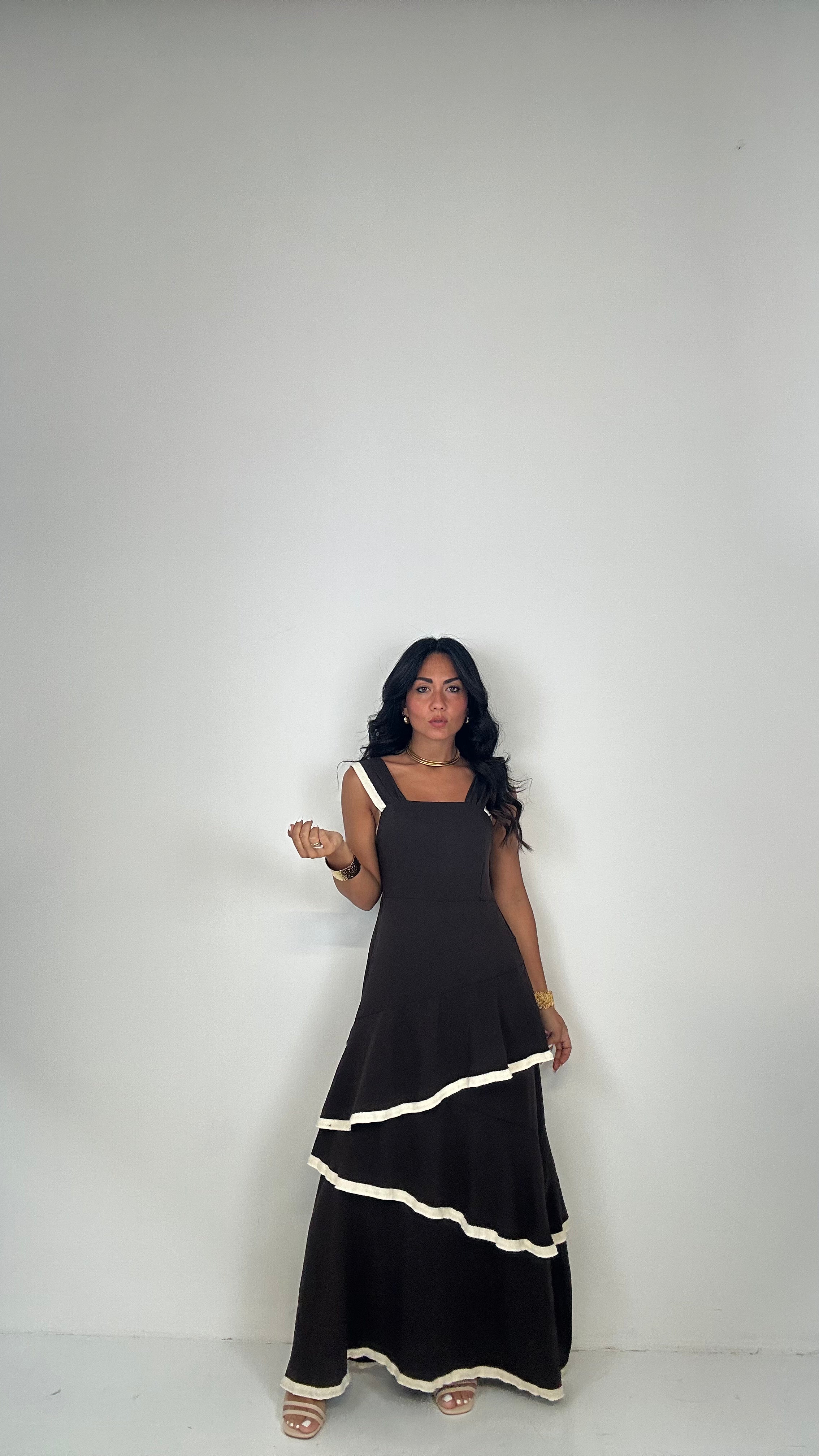 Vestito ONDEGGIANTE - MARRONE