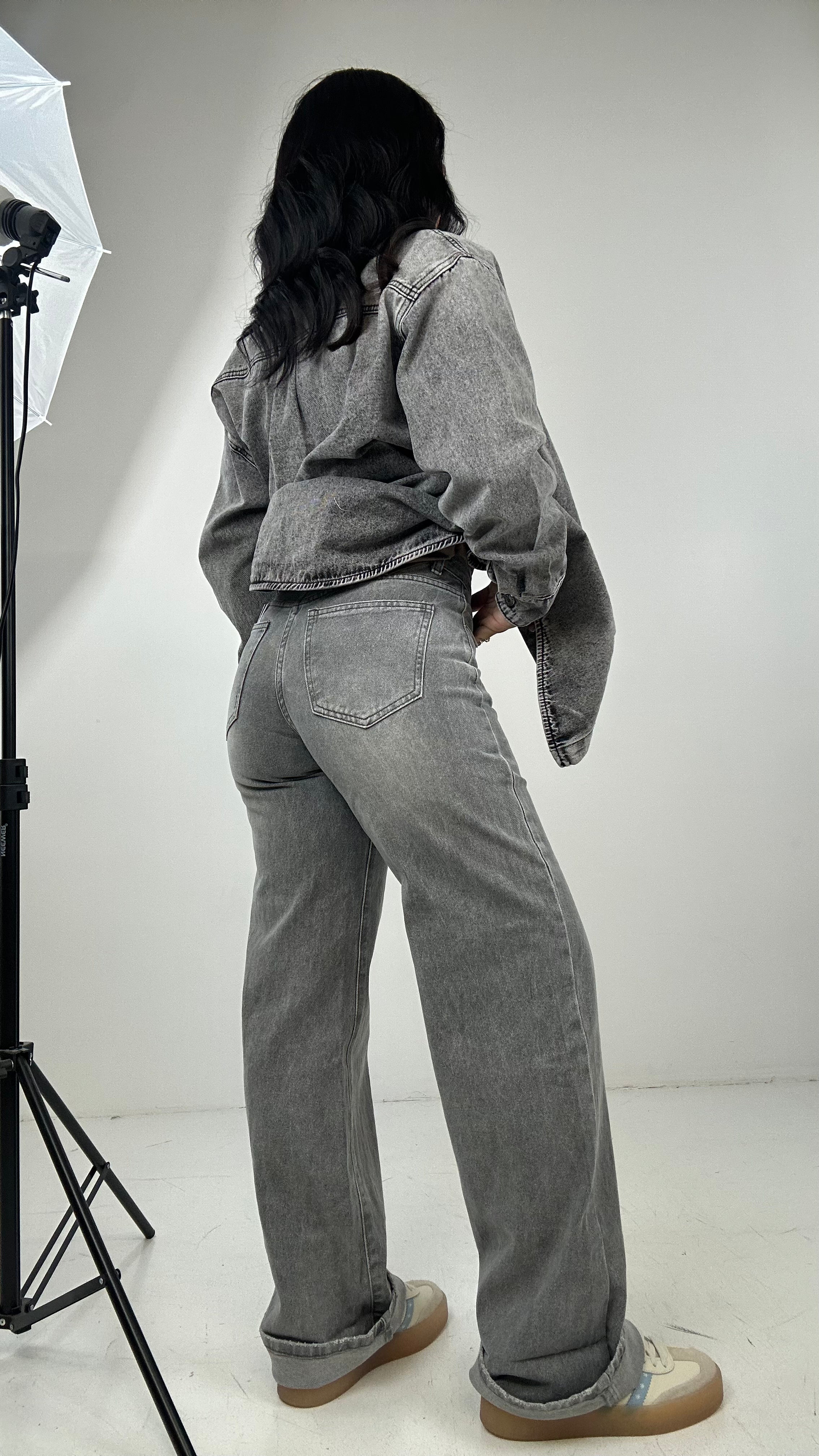 Jeans GREY STRAIGHT FIT - GRIGIO