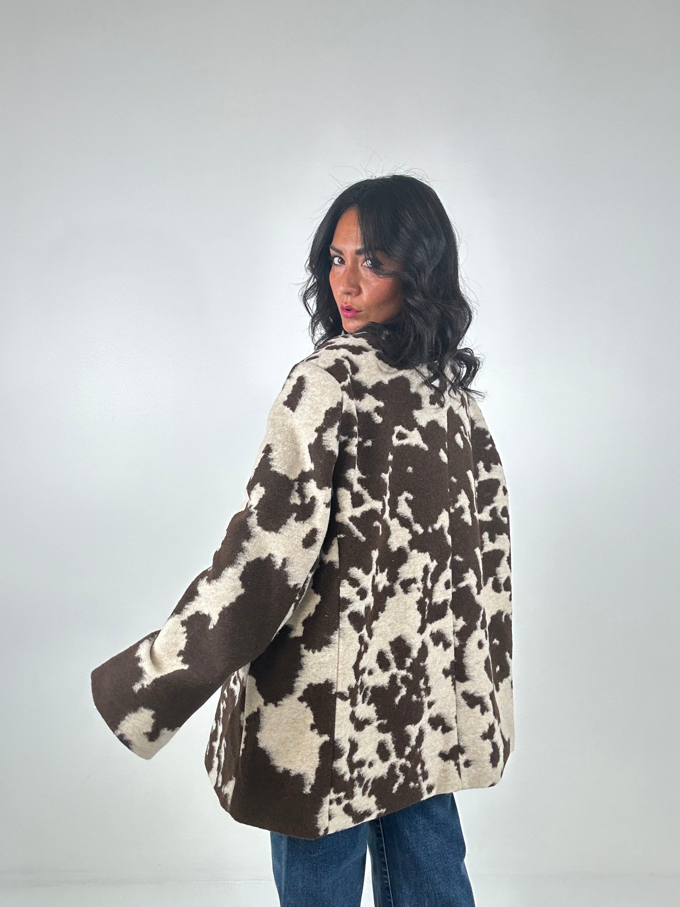 Blazer LUMINA OVER MUCCA - MARRONE