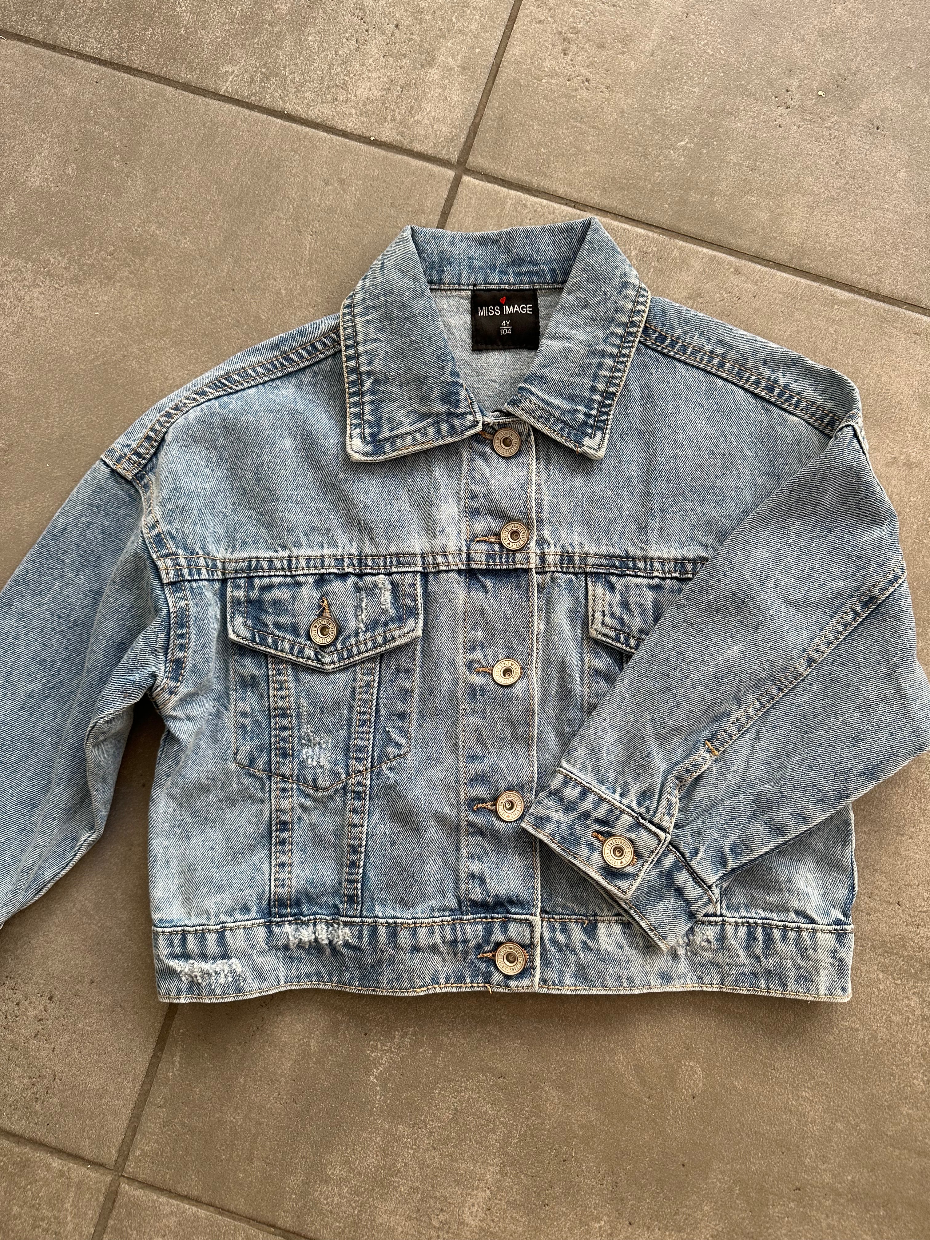 Giubbotto DENIM 4-14A - JEANS CHIARO
