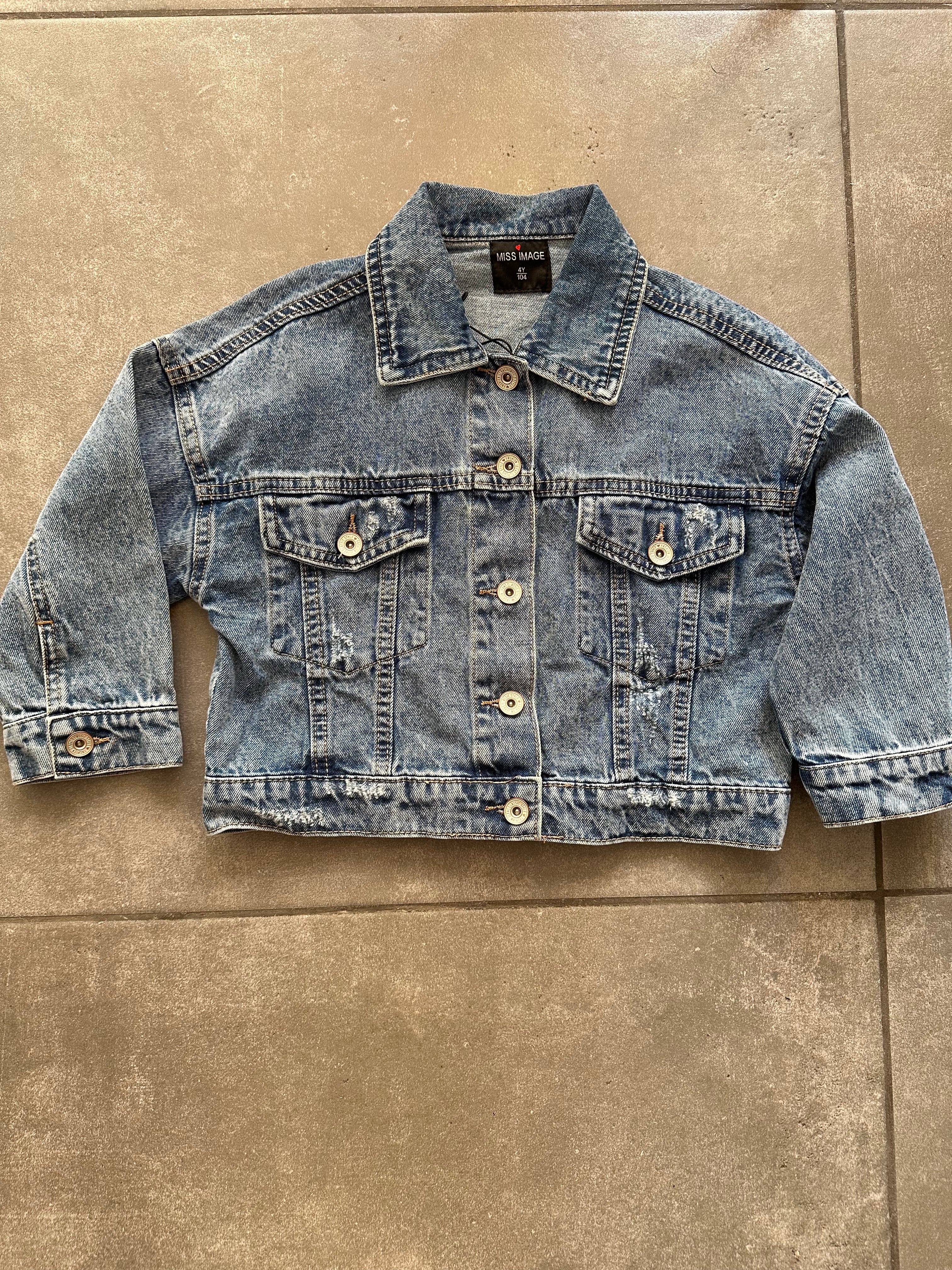 Giubbotto DENIM 4-14A - JEANS SCURO