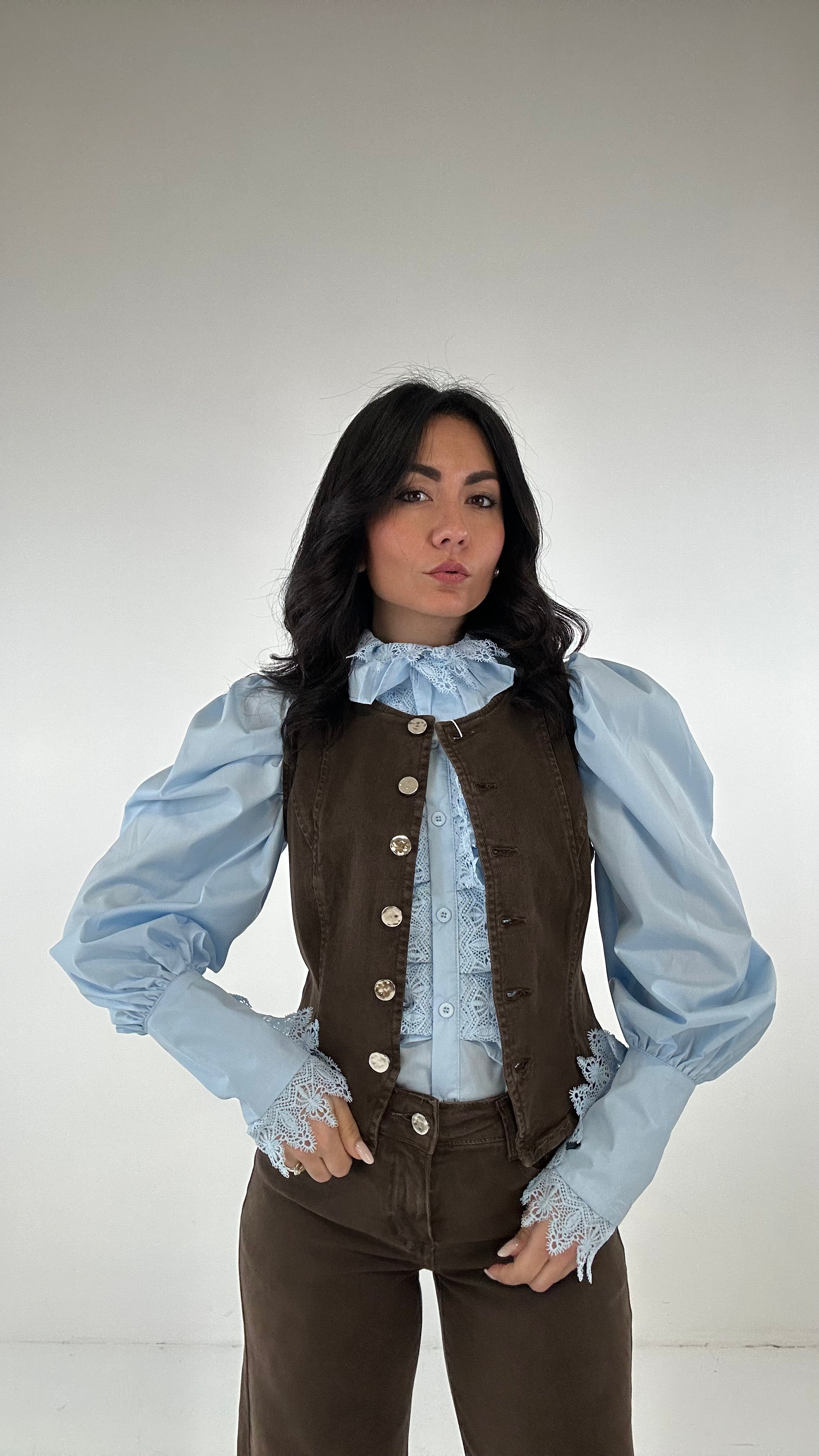 Gilet BROWN - MARRONE