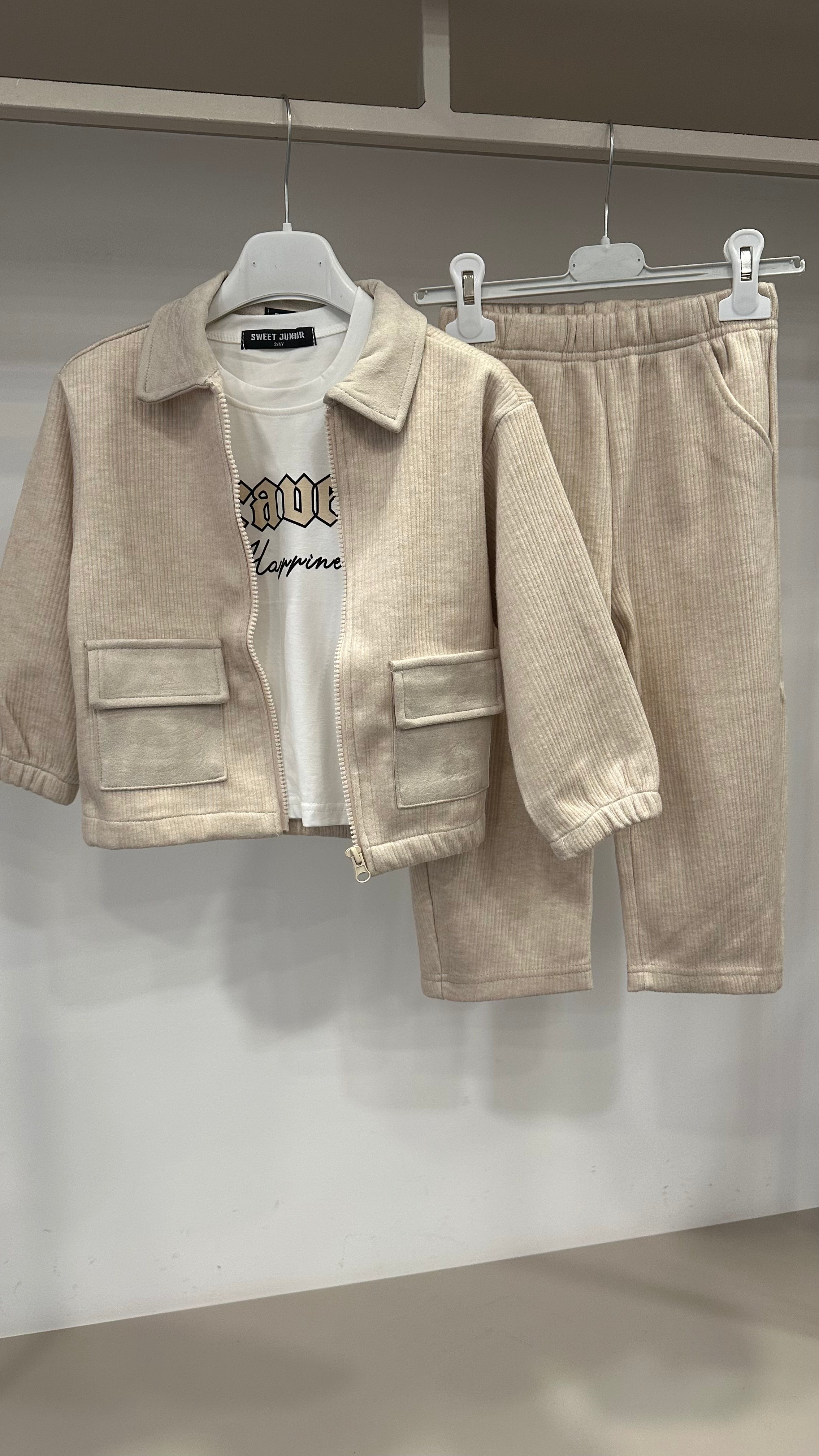 Completo VELLUTINO - BEIGE