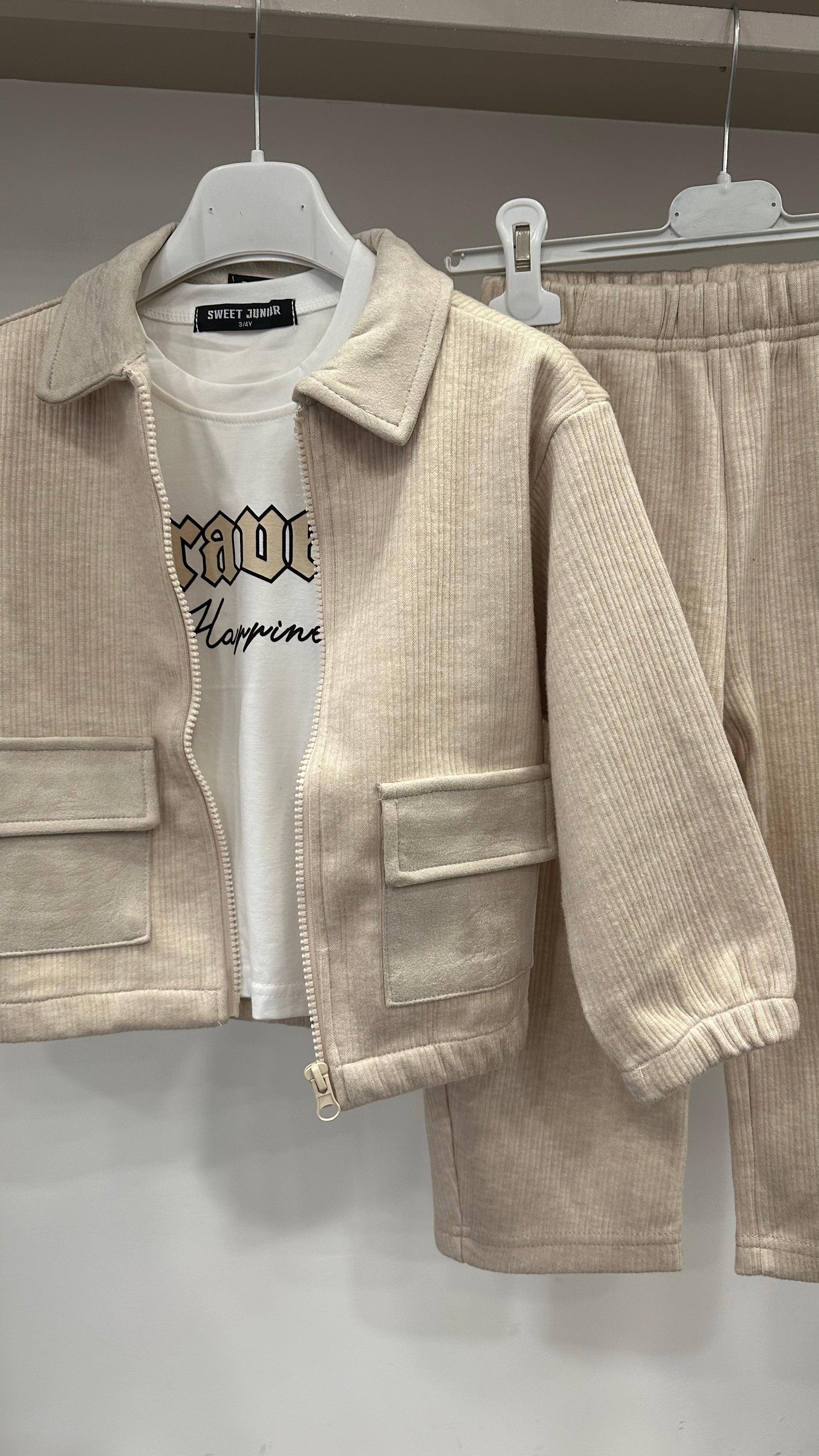 Completo VELLUTINO - BEIGE
