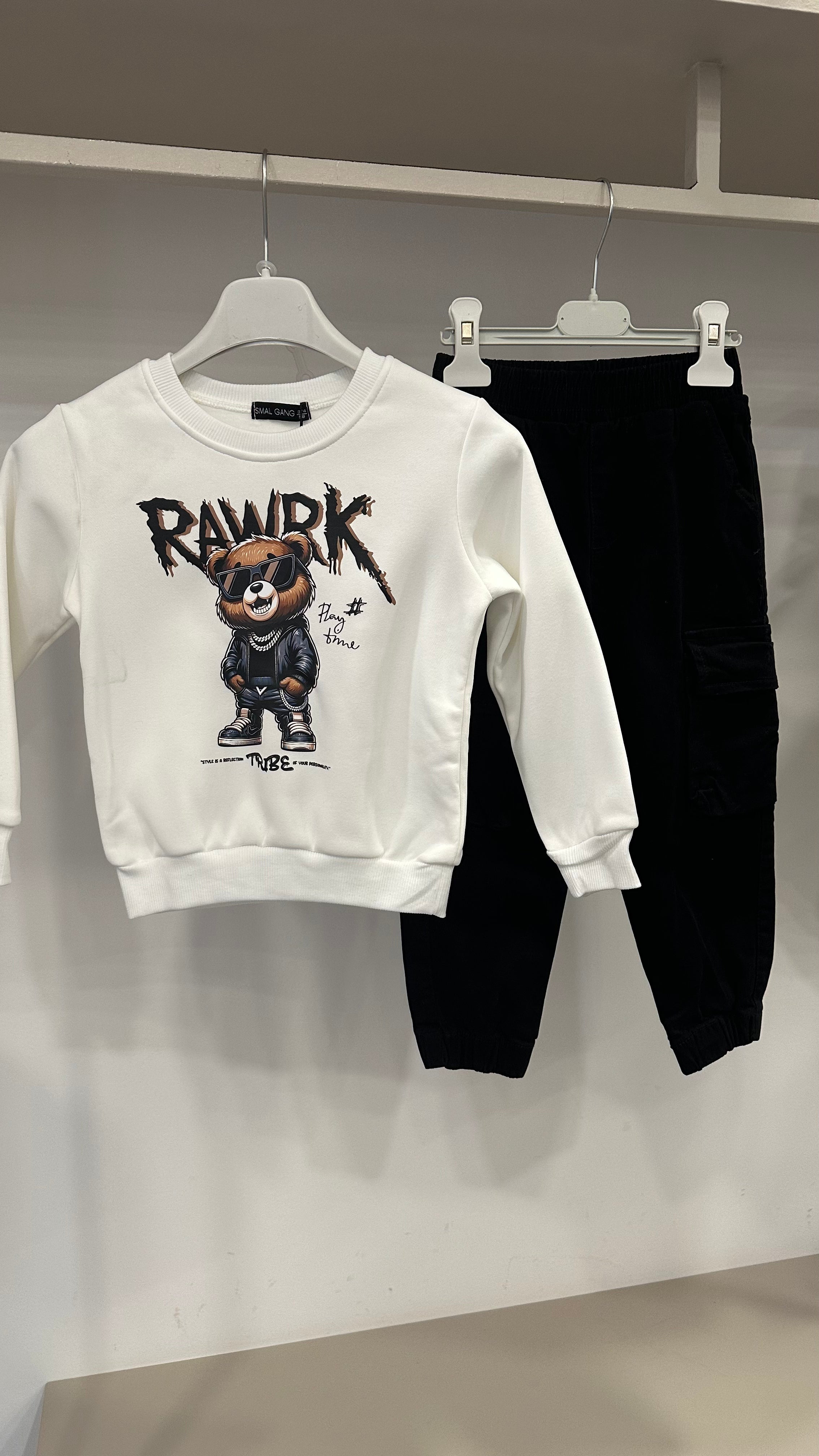 Completo RAWRK 3-8A - BIANCO