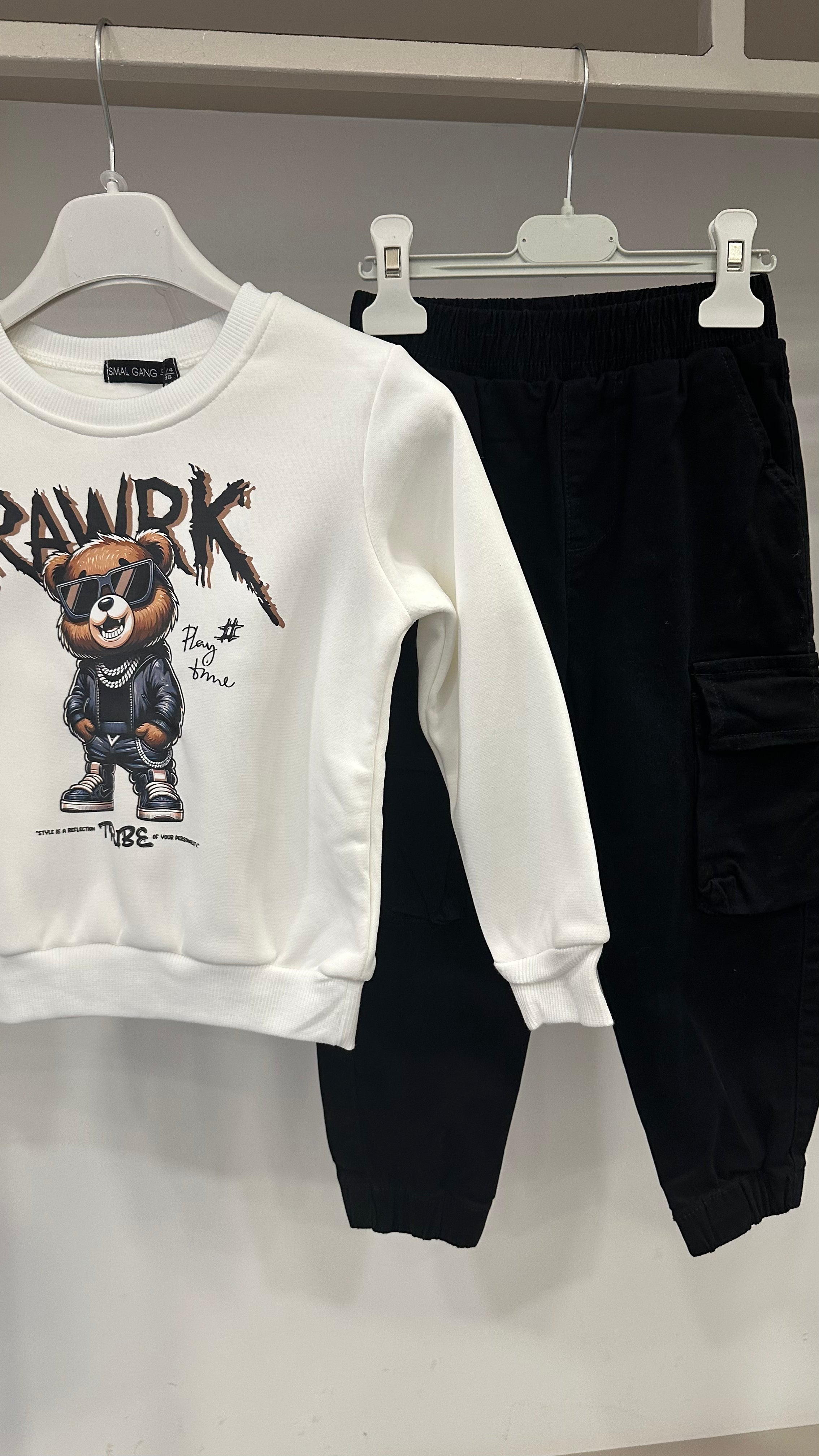 Completo RAWRK 3-8A - BIANCO