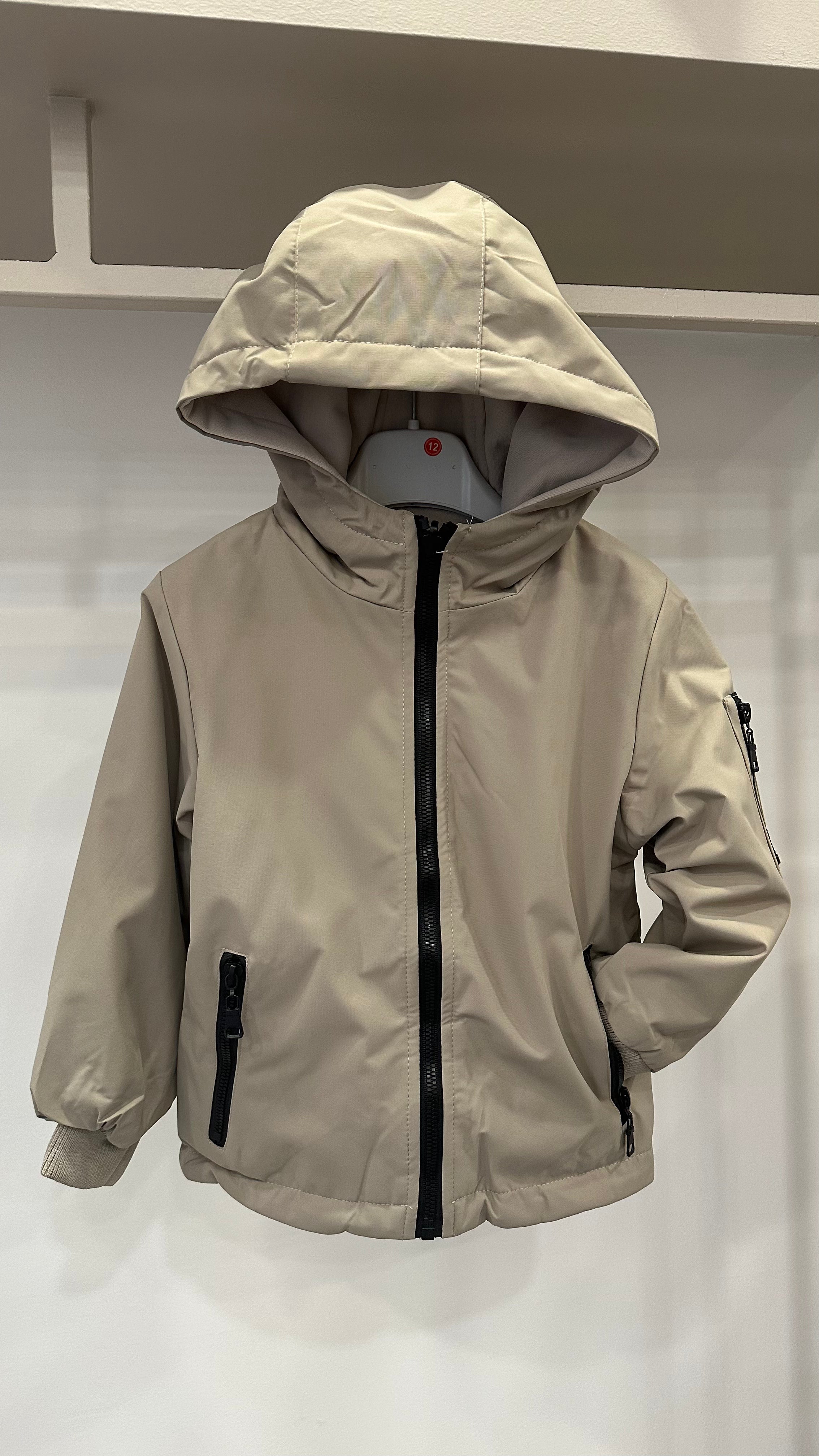 Giubbino CON CAPPUCCIO 4-14A - BEIGE
