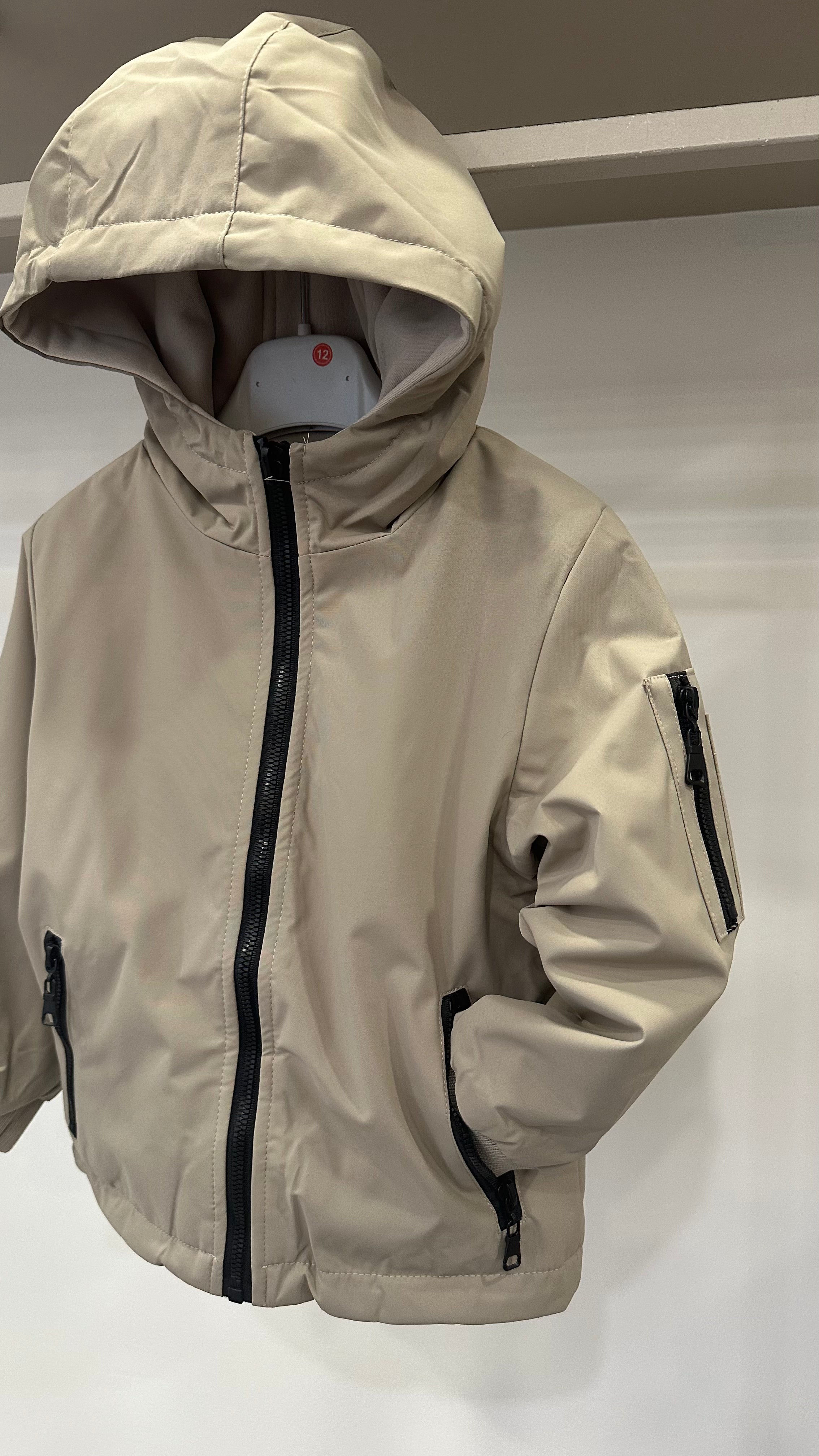 Giubbino CON CAPPUCCIO 4-14A - BEIGE