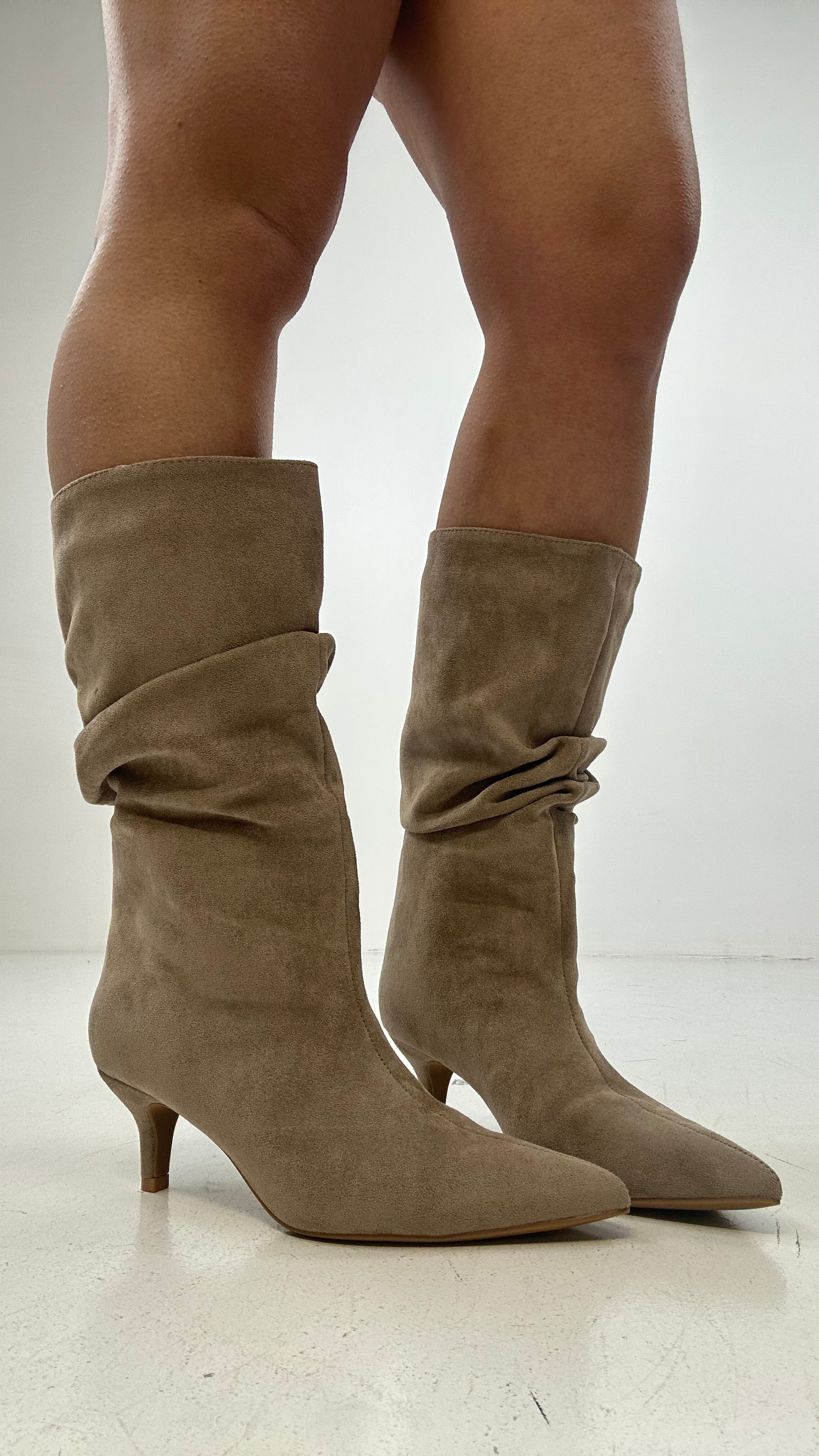 Stivaletto ARRICCIATO - BEIGE