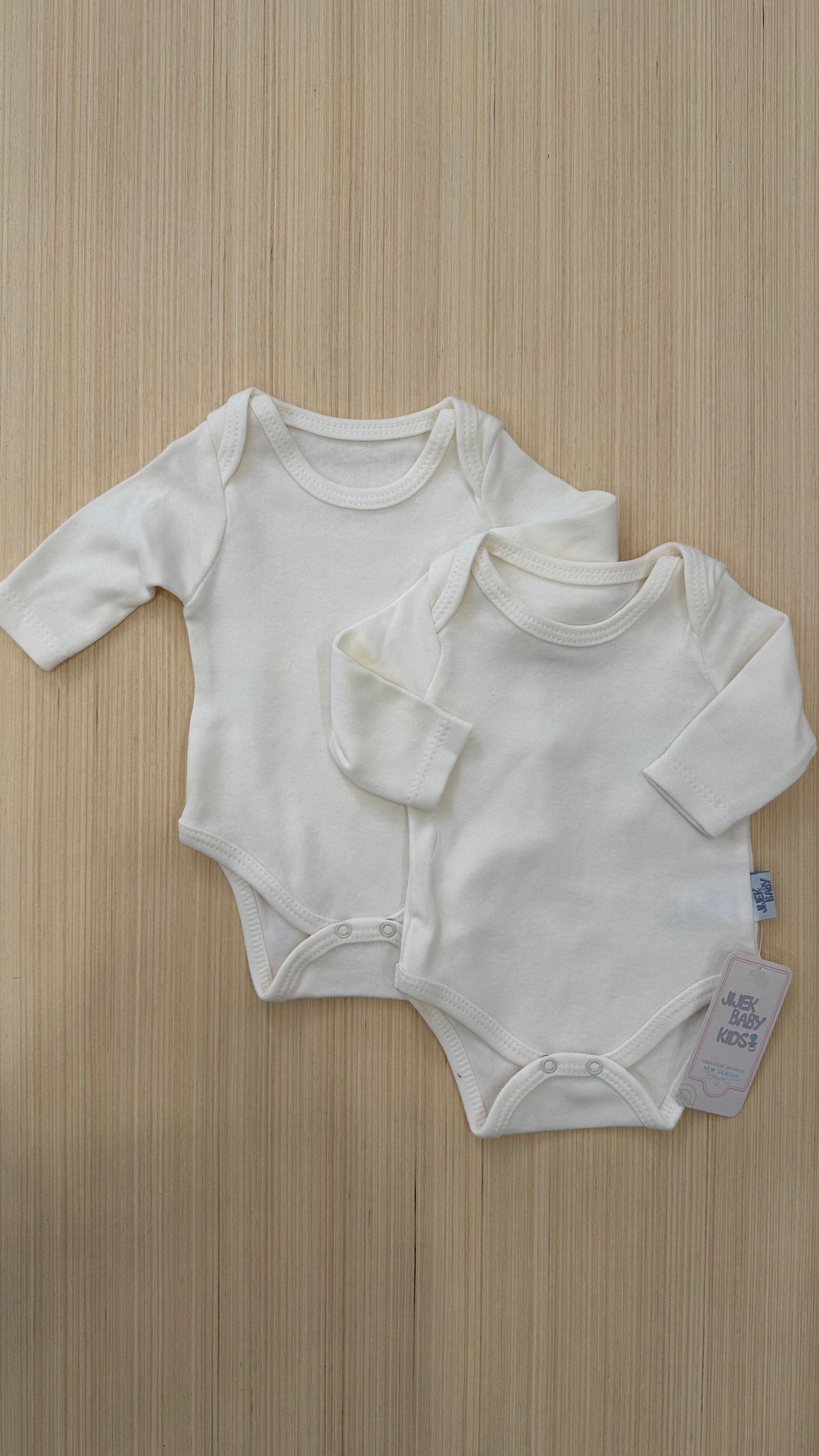 2PZ Body CALDO COTONE MANICA LUNCA 0-3 - BIANCO