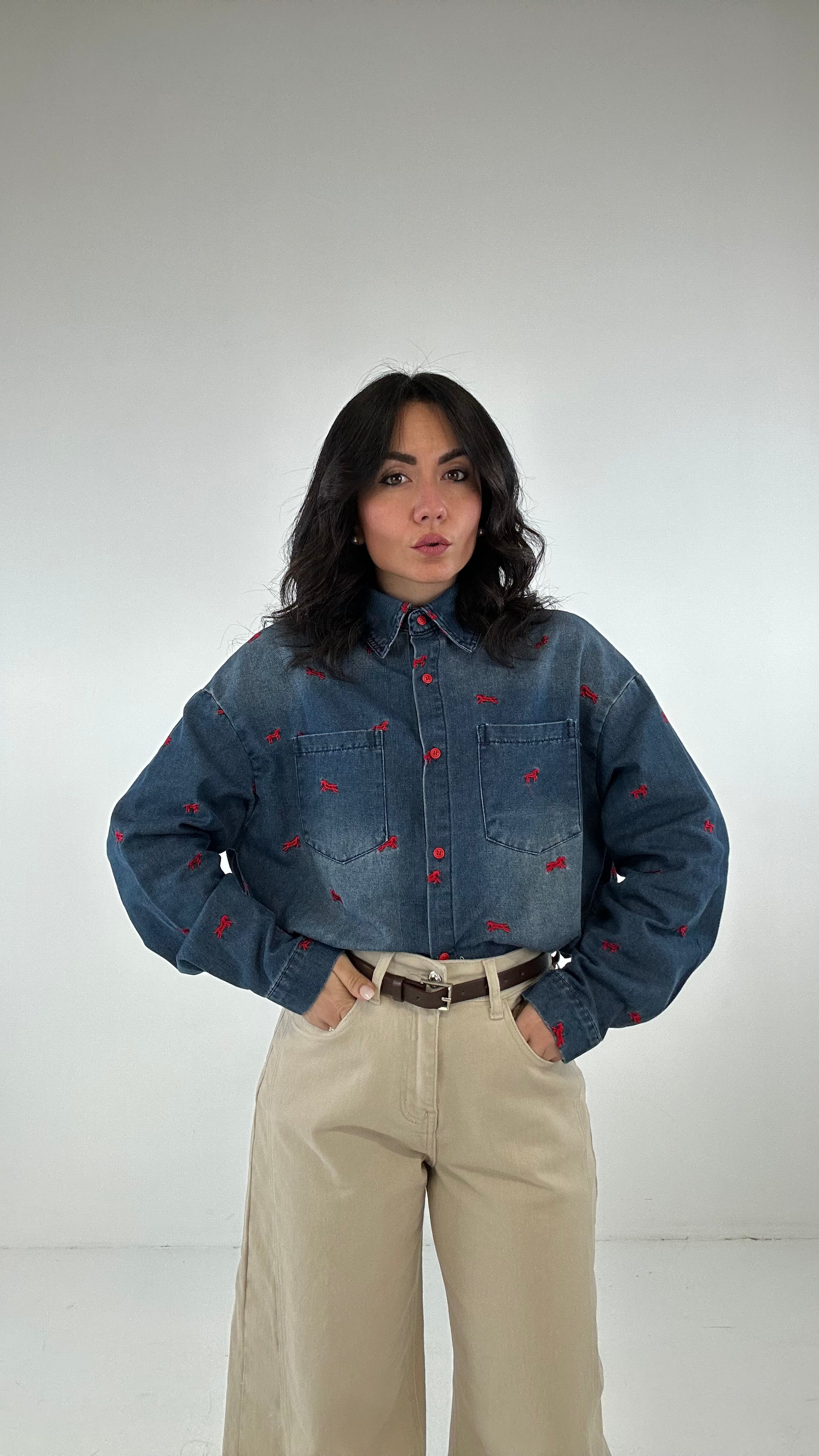 Camicia HORSE - JEANS