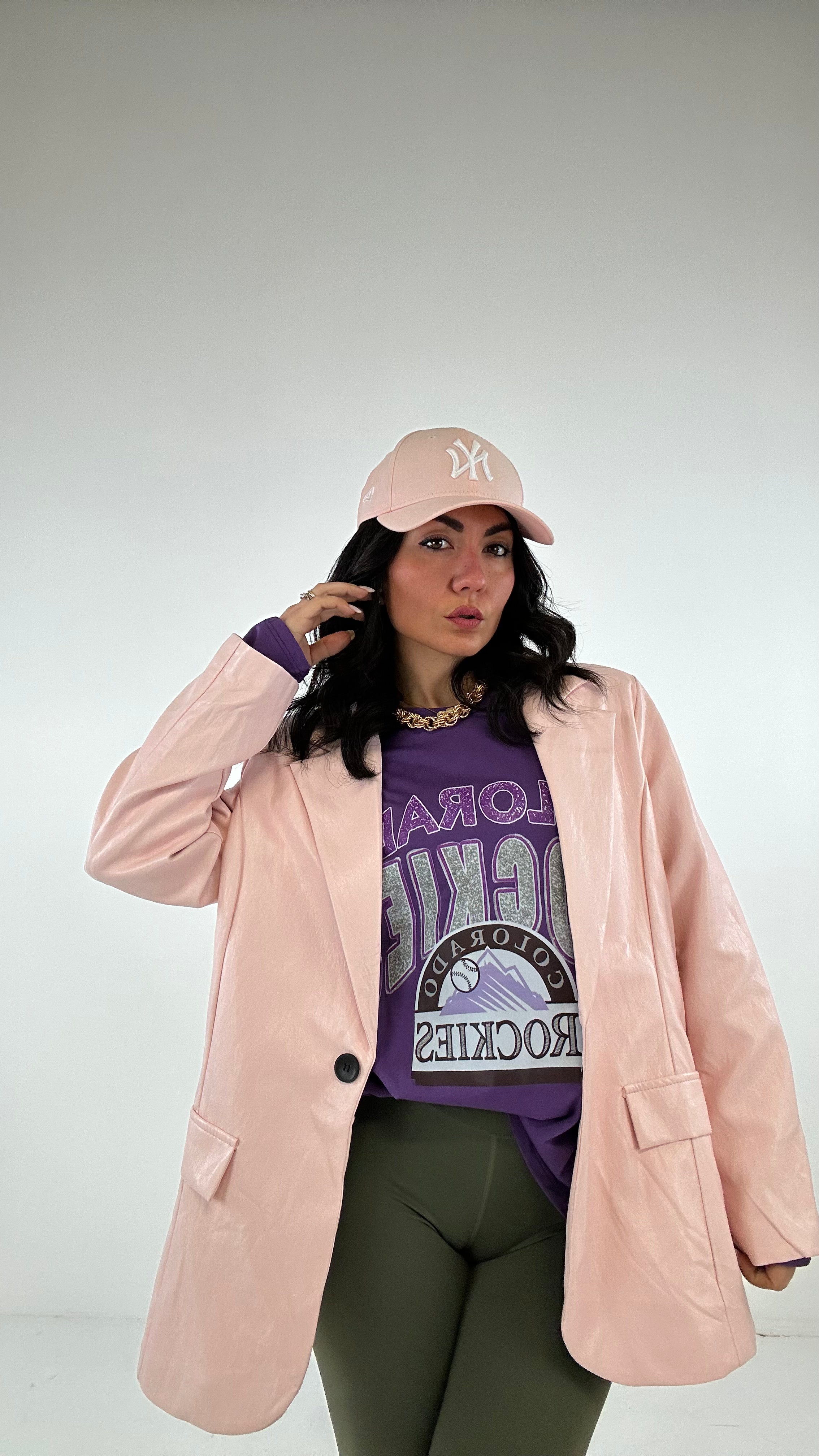 Blazer ECOPELLE MART - ROSA