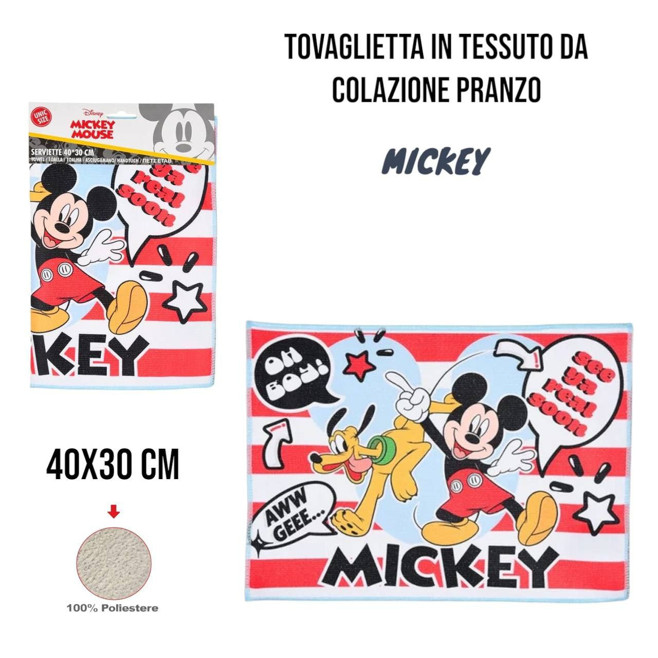 Tovaglietta DISNEY - ROSSO