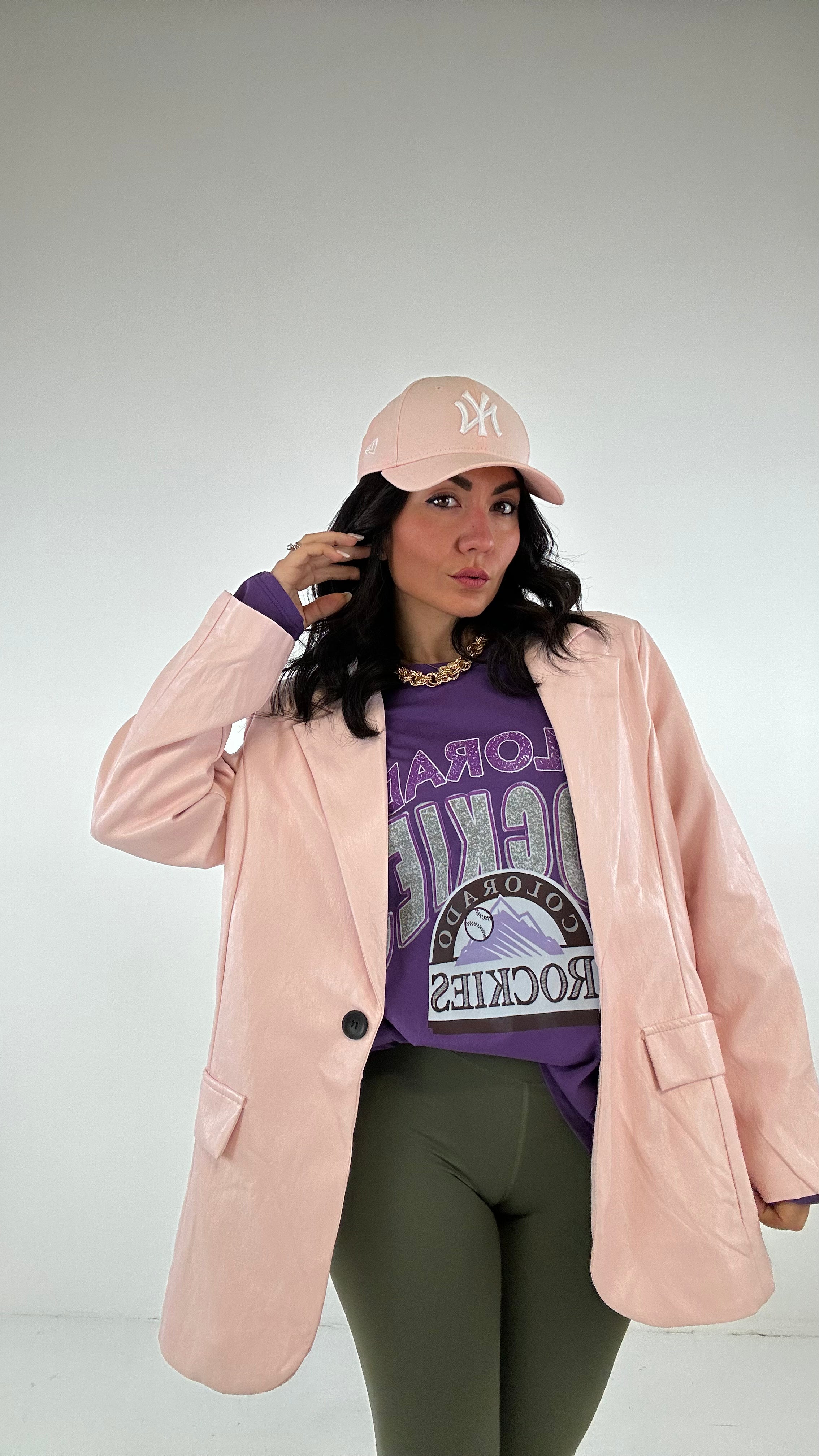 Blazer ECOPELLE MART - ROSA