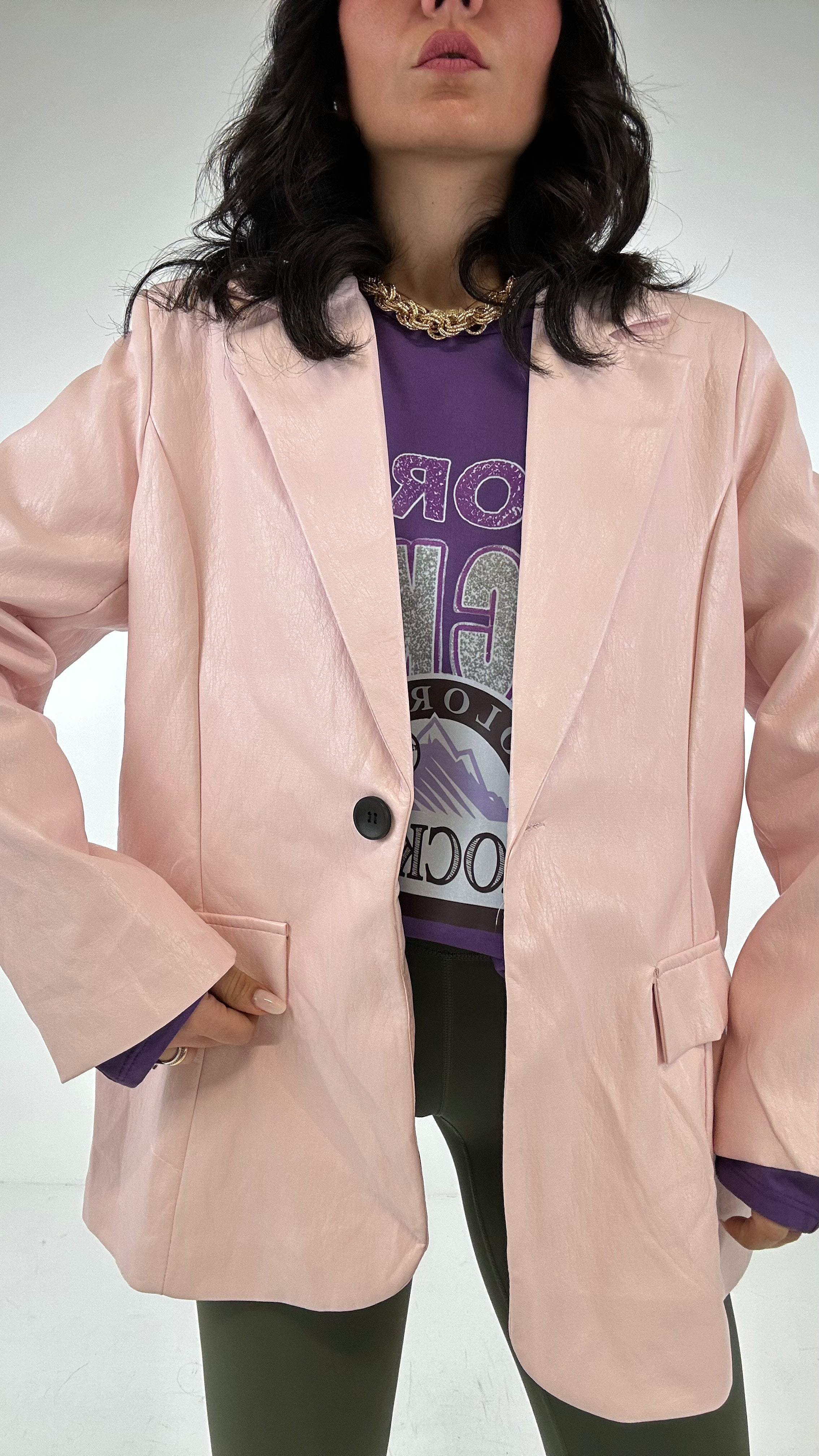 Blazer ECOPELLE MART - ROSA