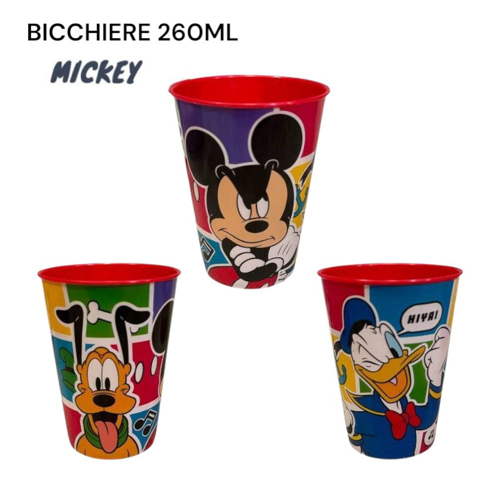 Bicchiere IN PLASTICA DISNEY - BIANCO
