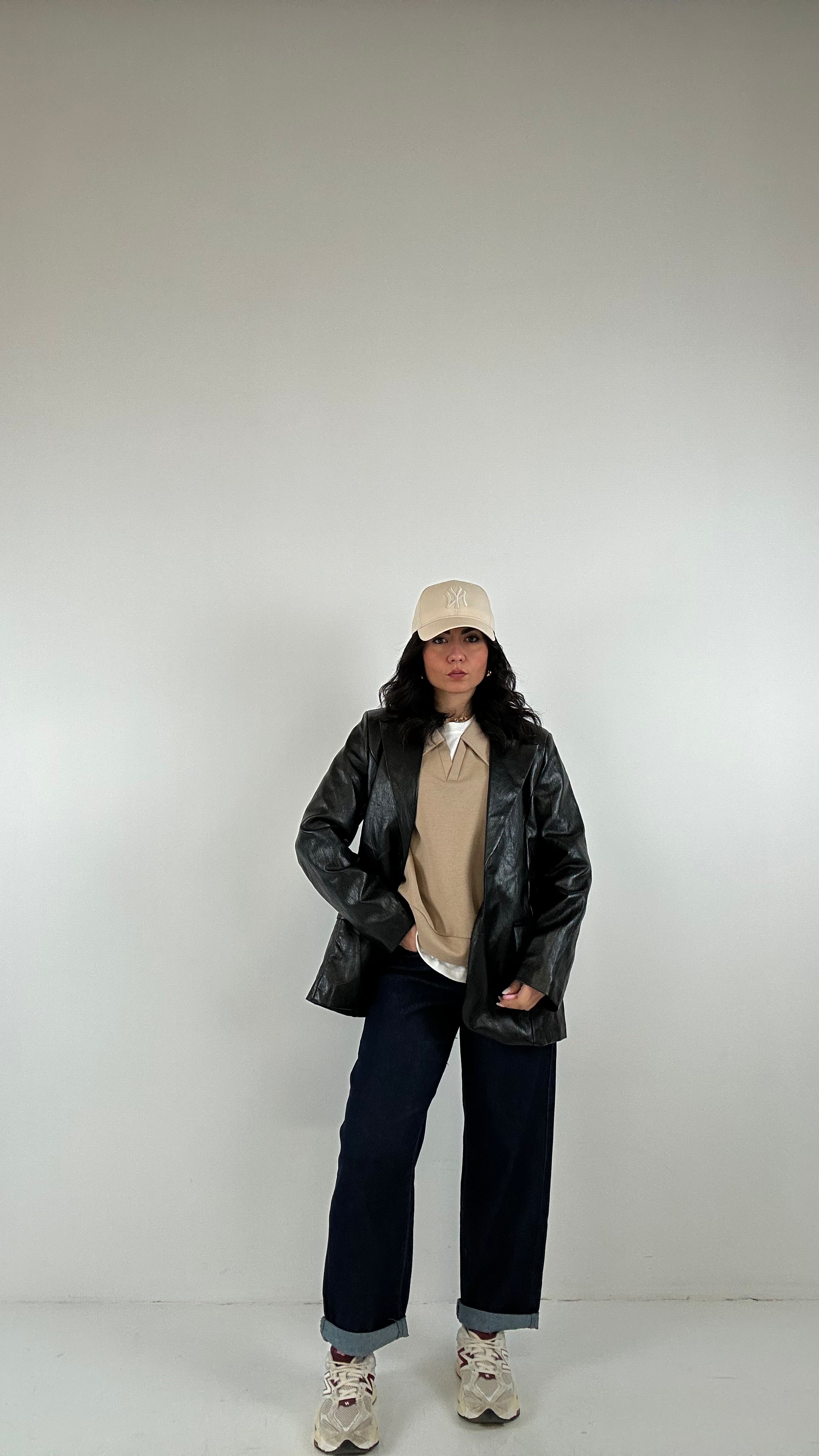 Blazer ECOPELLE MART - NERO