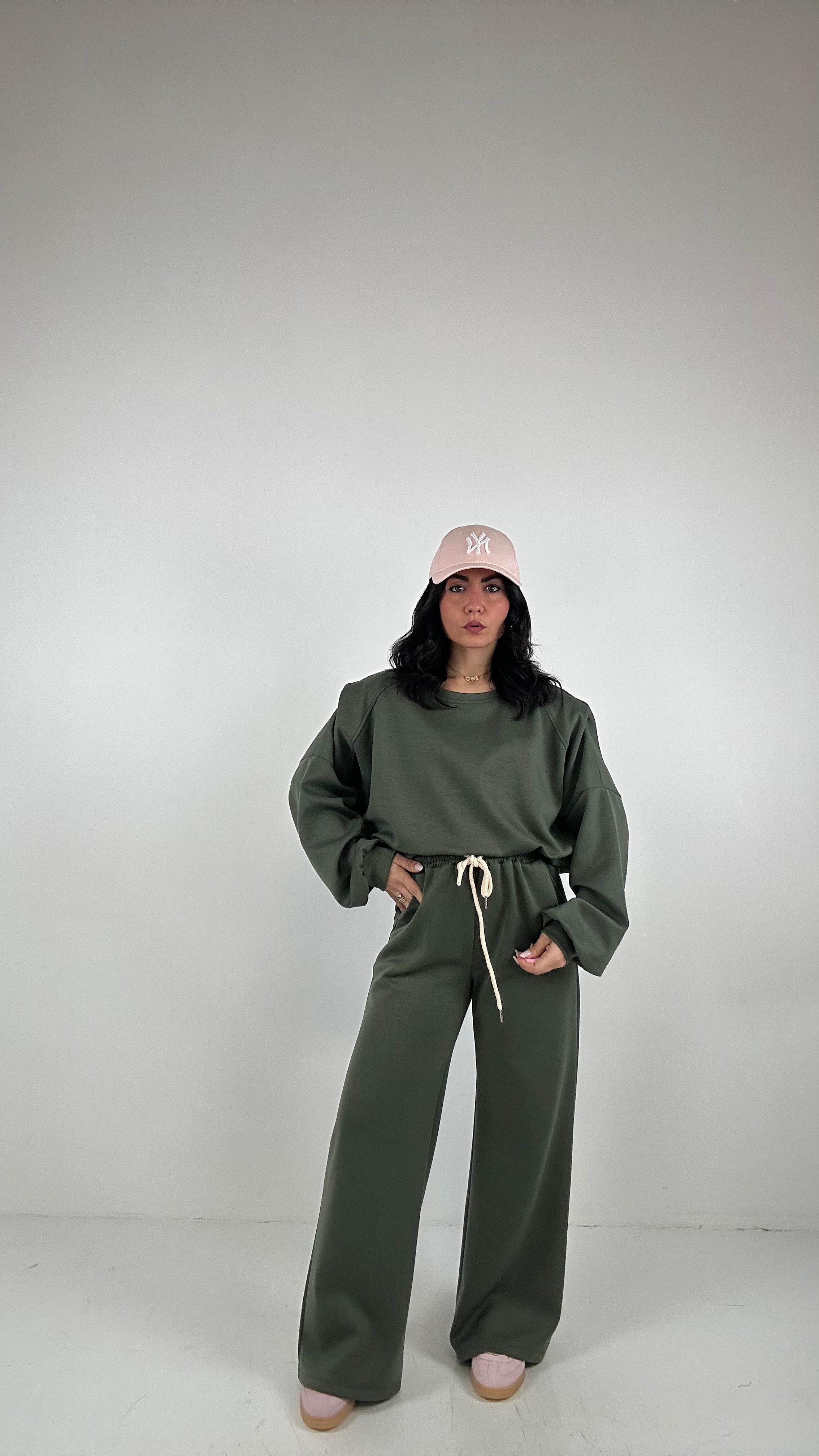 Completo TUTA SPALLINA - VERDE MILITARE