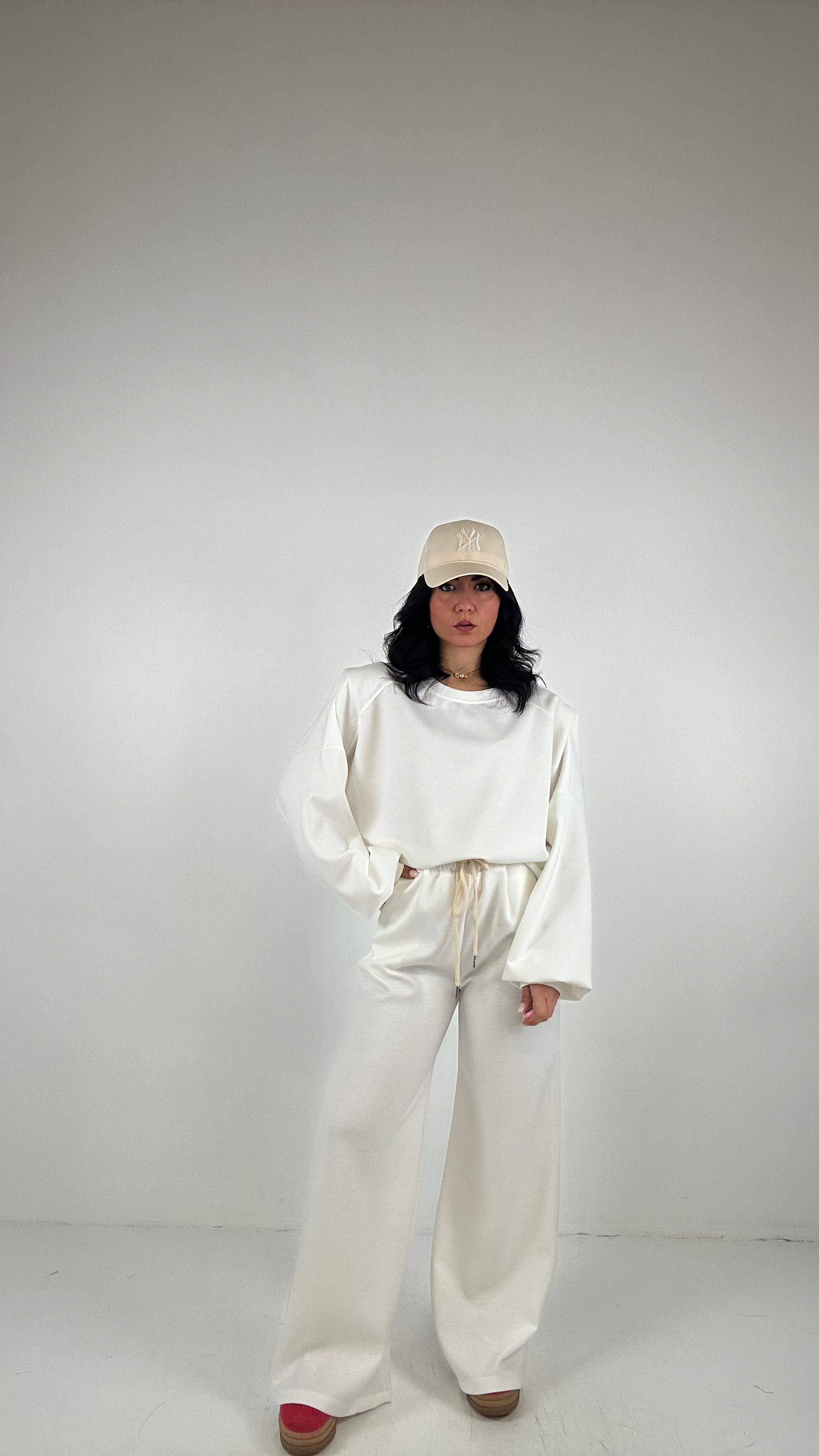 Completo TUTA SPALLINA - BIANCO