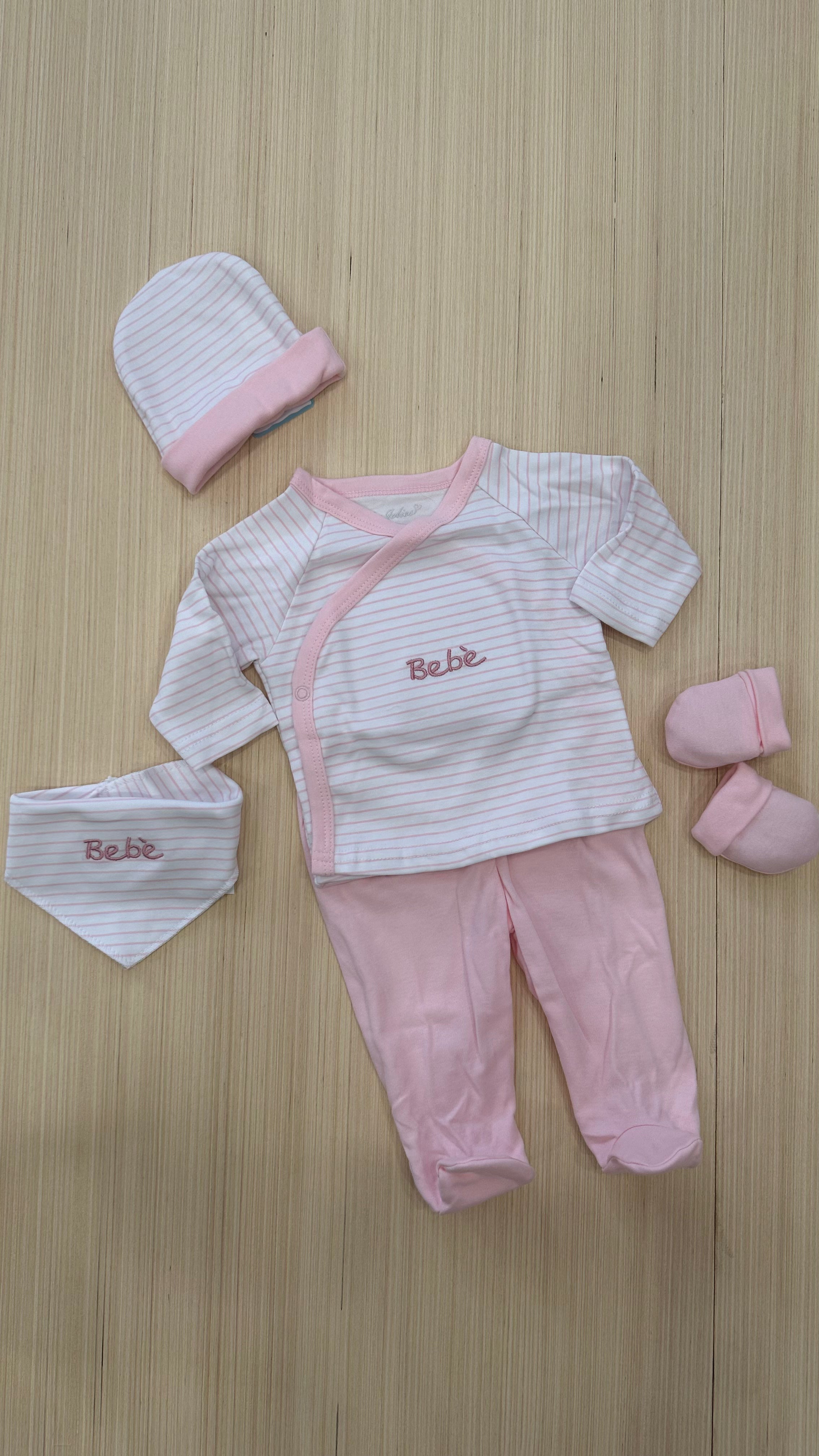Set NASCITA BEBE' 4pz - ROSA