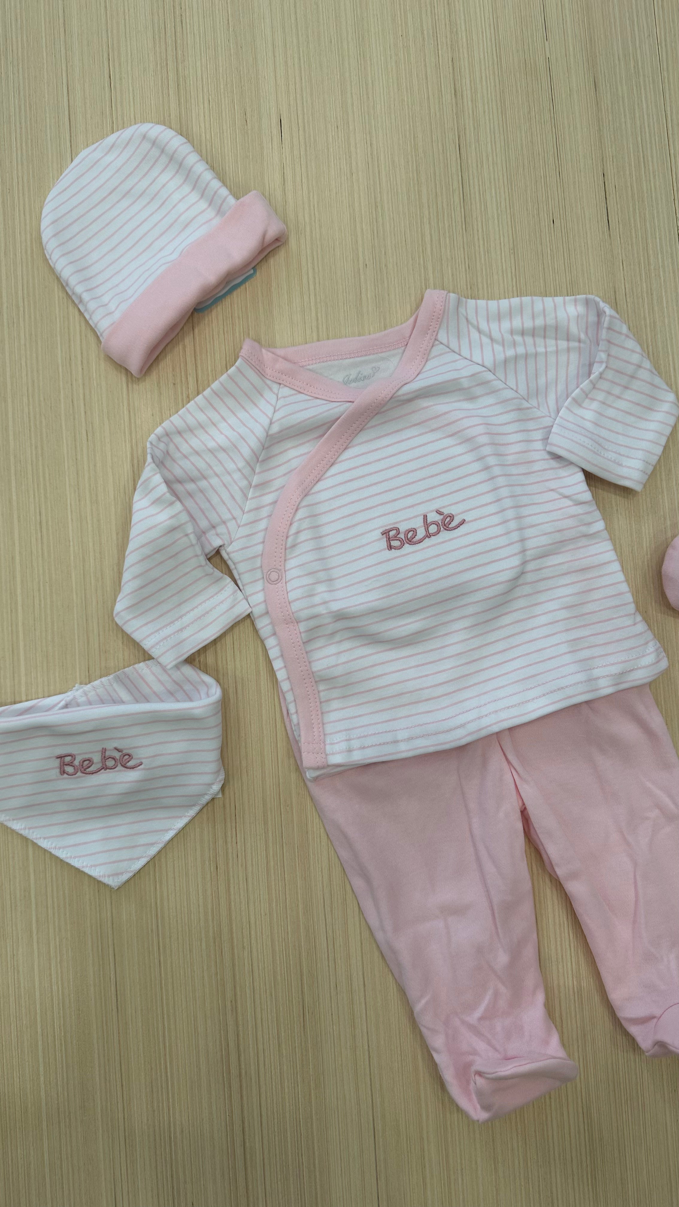 Set NASCITA BEBE' 4pz - ROSA