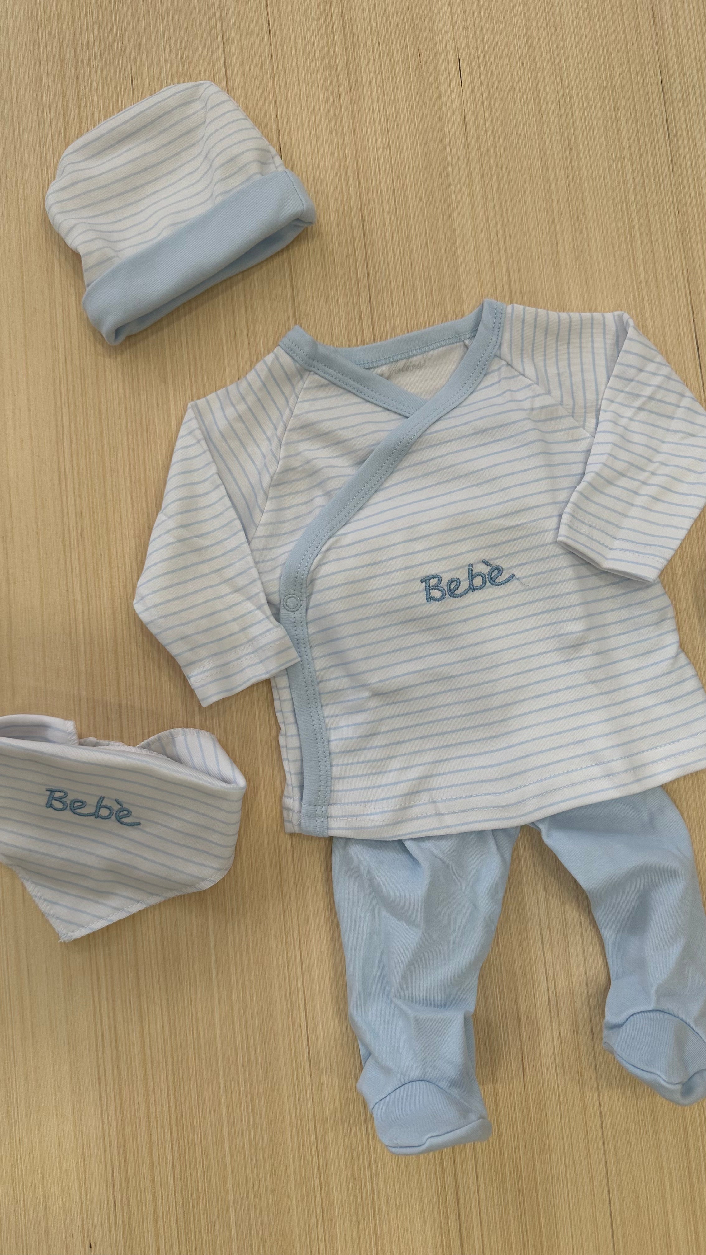 Set NASCITA BEBE' 4pz - CELESTE