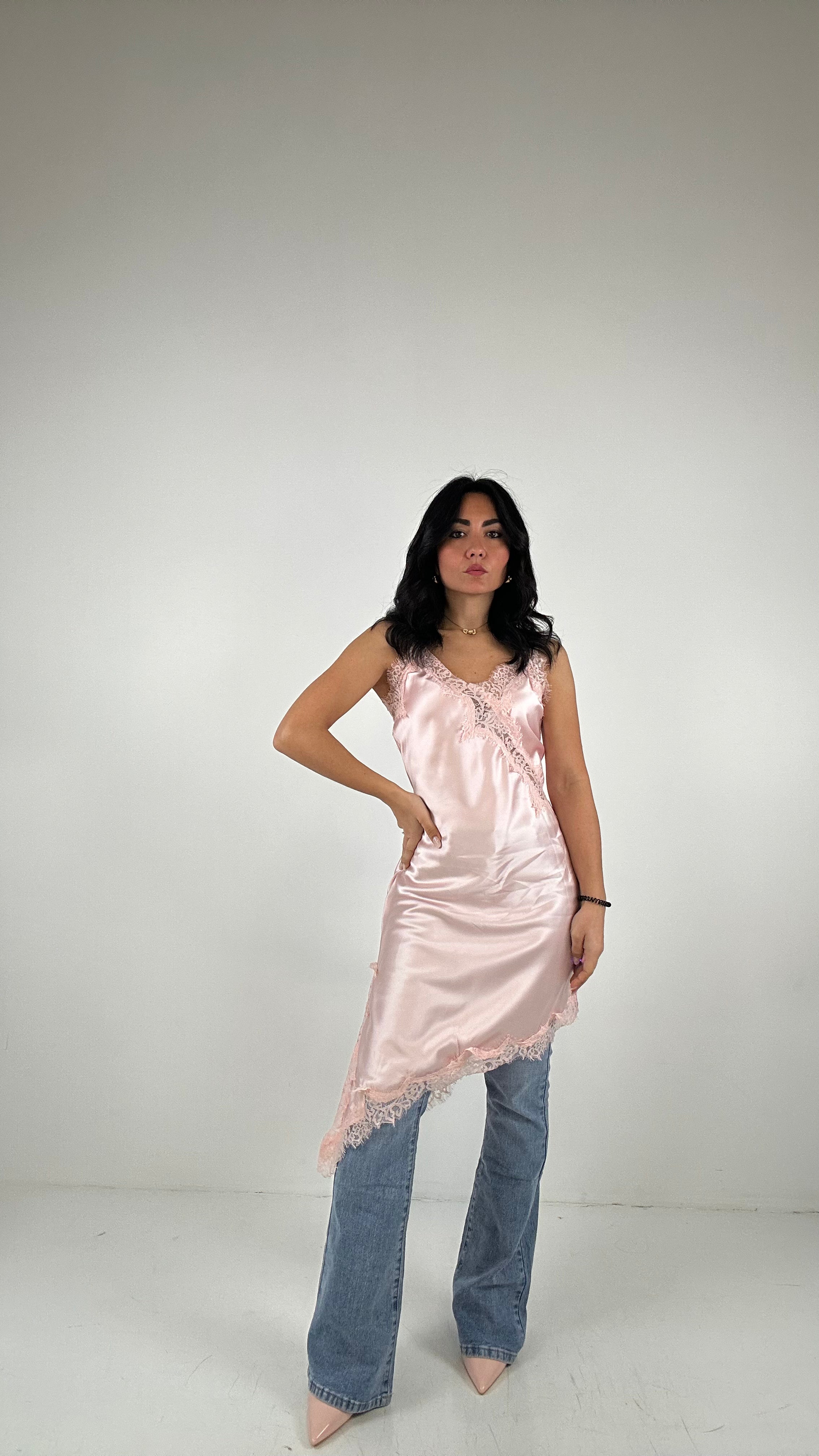 Abitino SATEN - ROSA