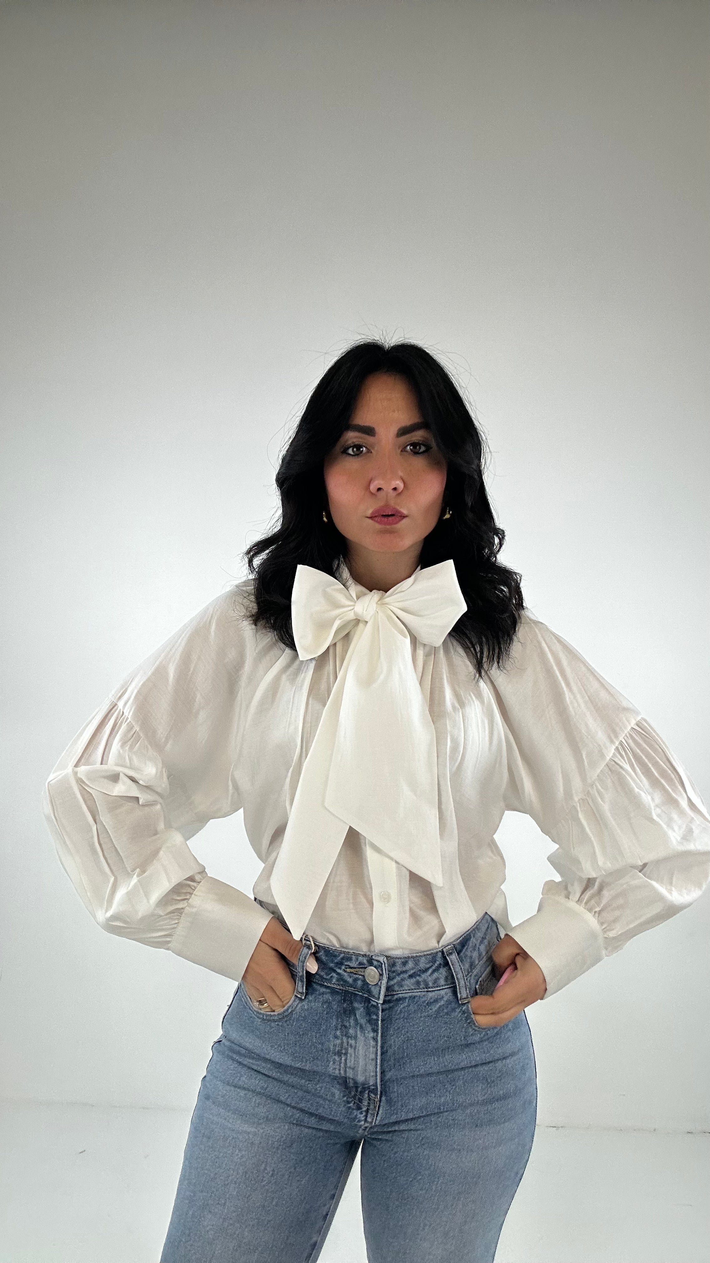 Blusa FIOCCO E PALLONCINI - BIANCO