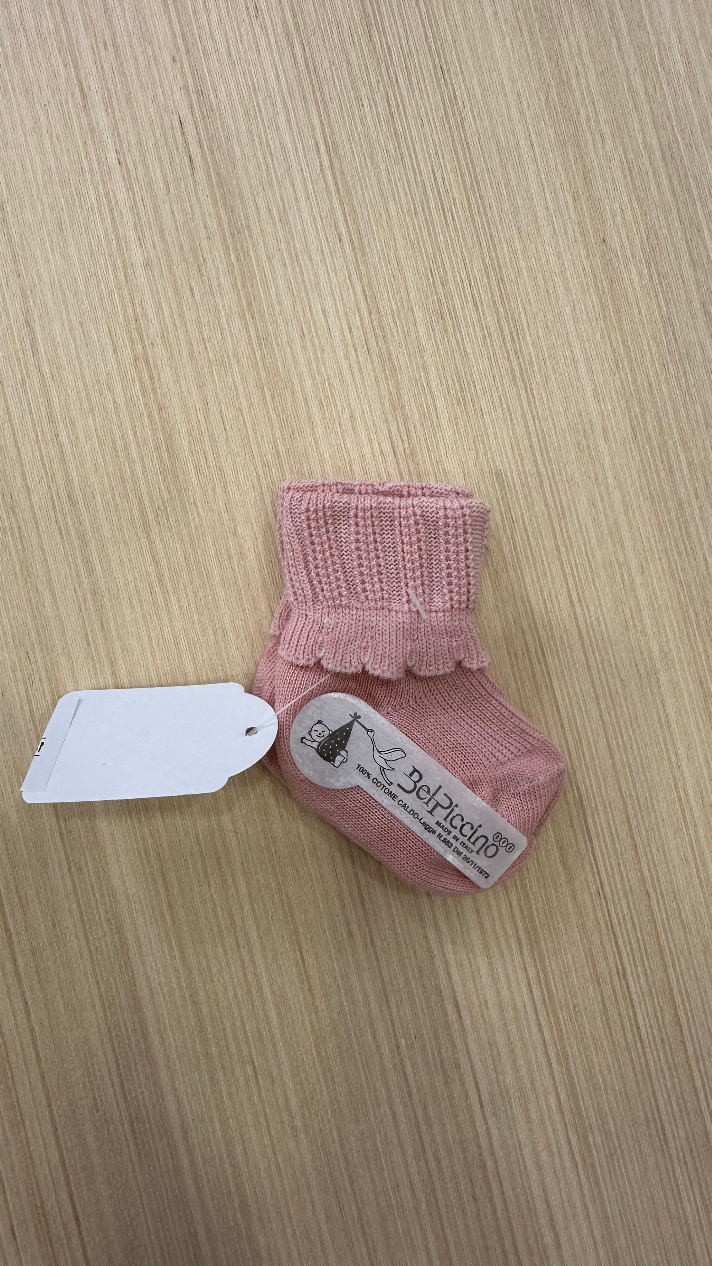Calzini NEONATA CALDO COTONE - ROSA