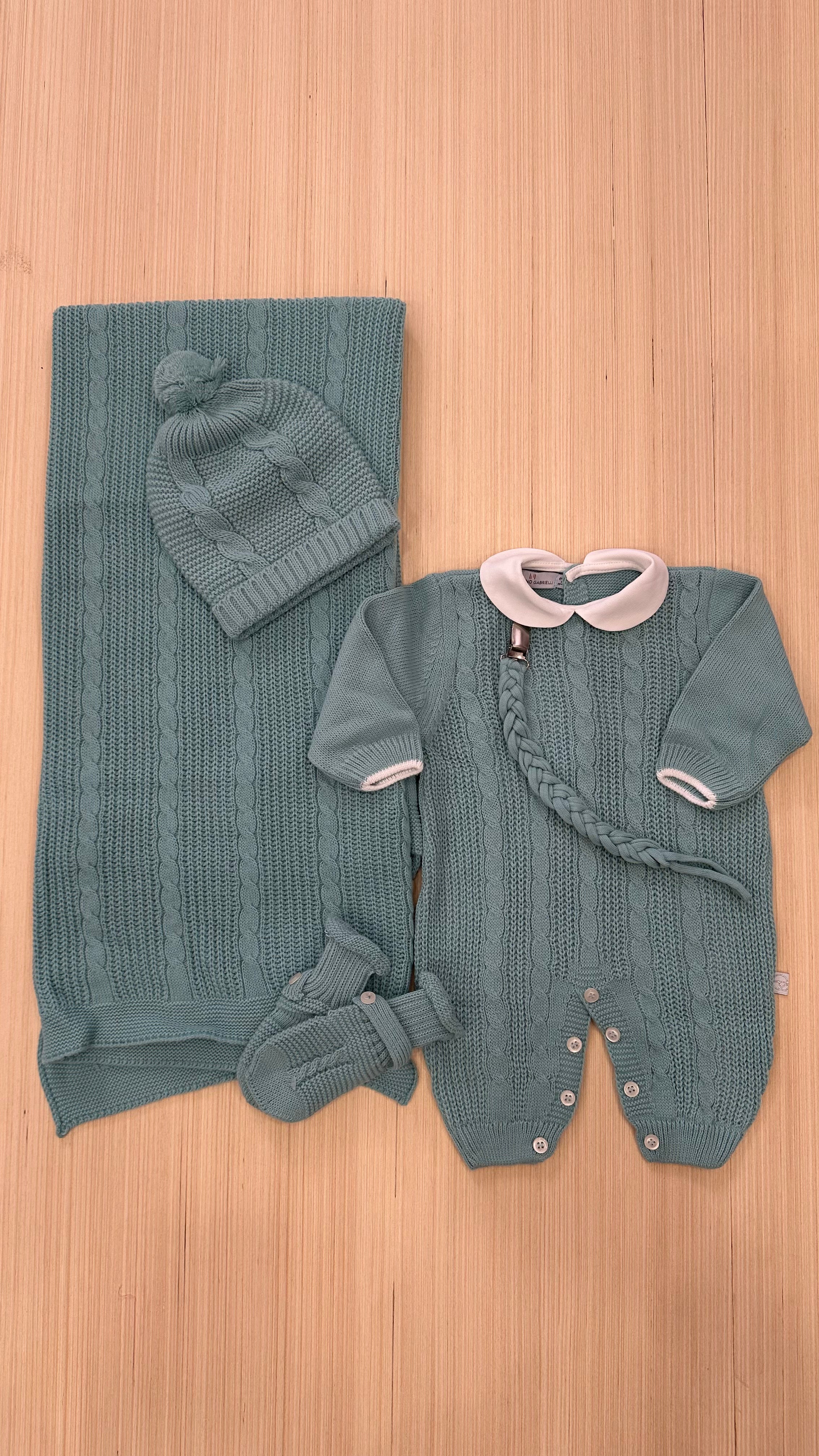 Set NASCITA NAZARENO 5PZ - VERDE