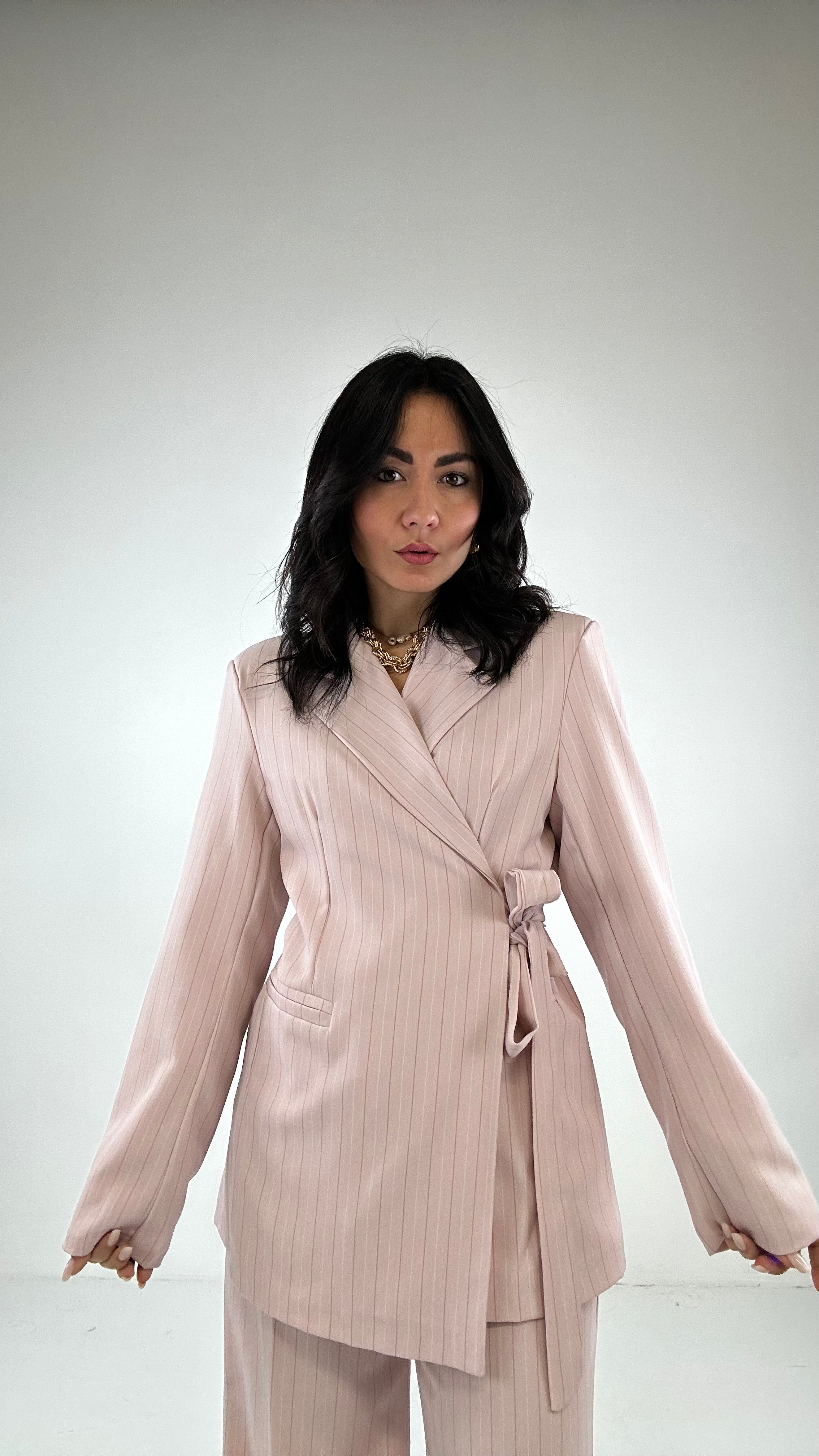 Tailleur GESSATO LACCETTO - ROSA