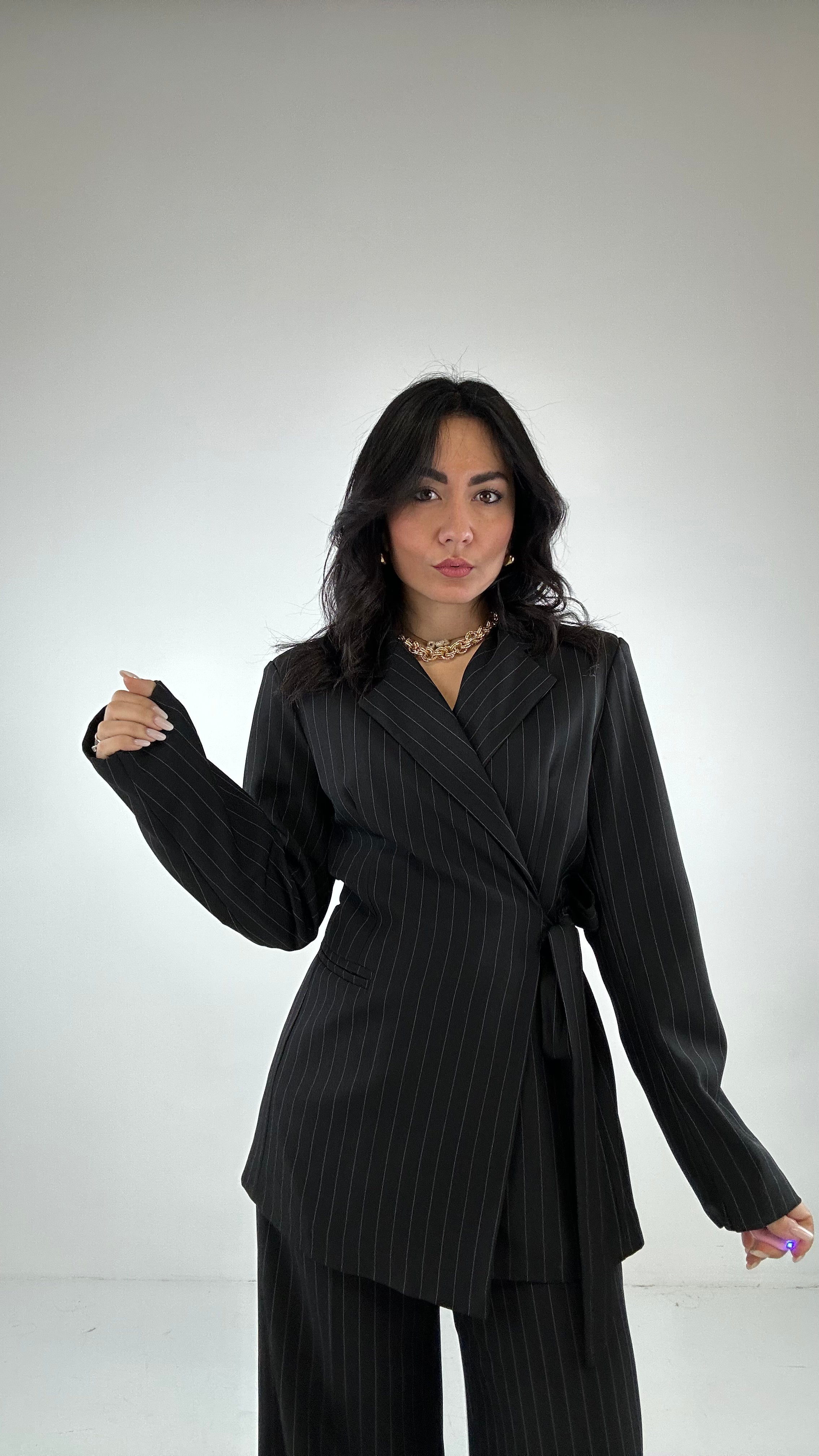 Tailleur GESSATO LACCETTO - NERO