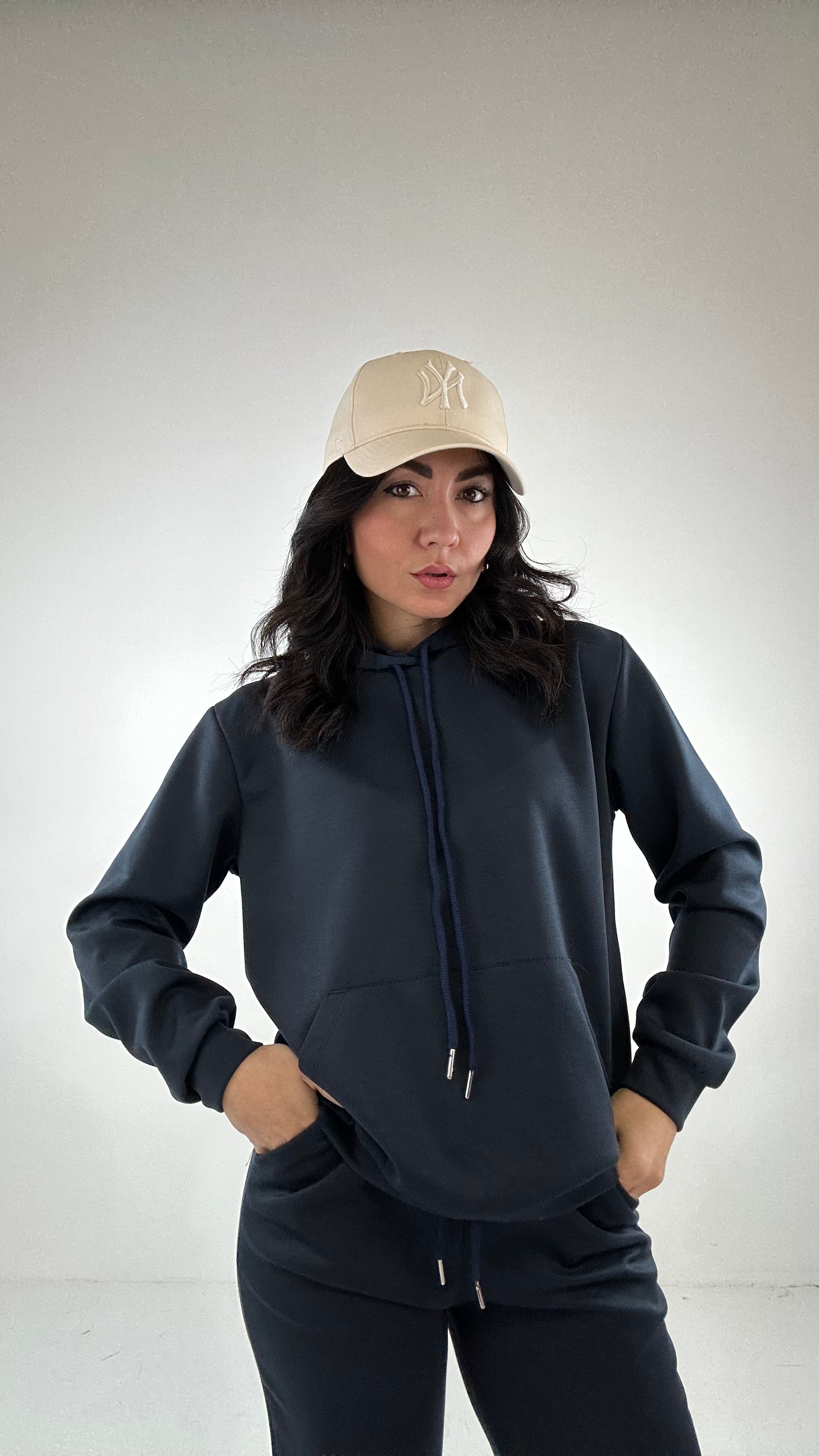 Completo TUTA CAPPUCCIO - BLU