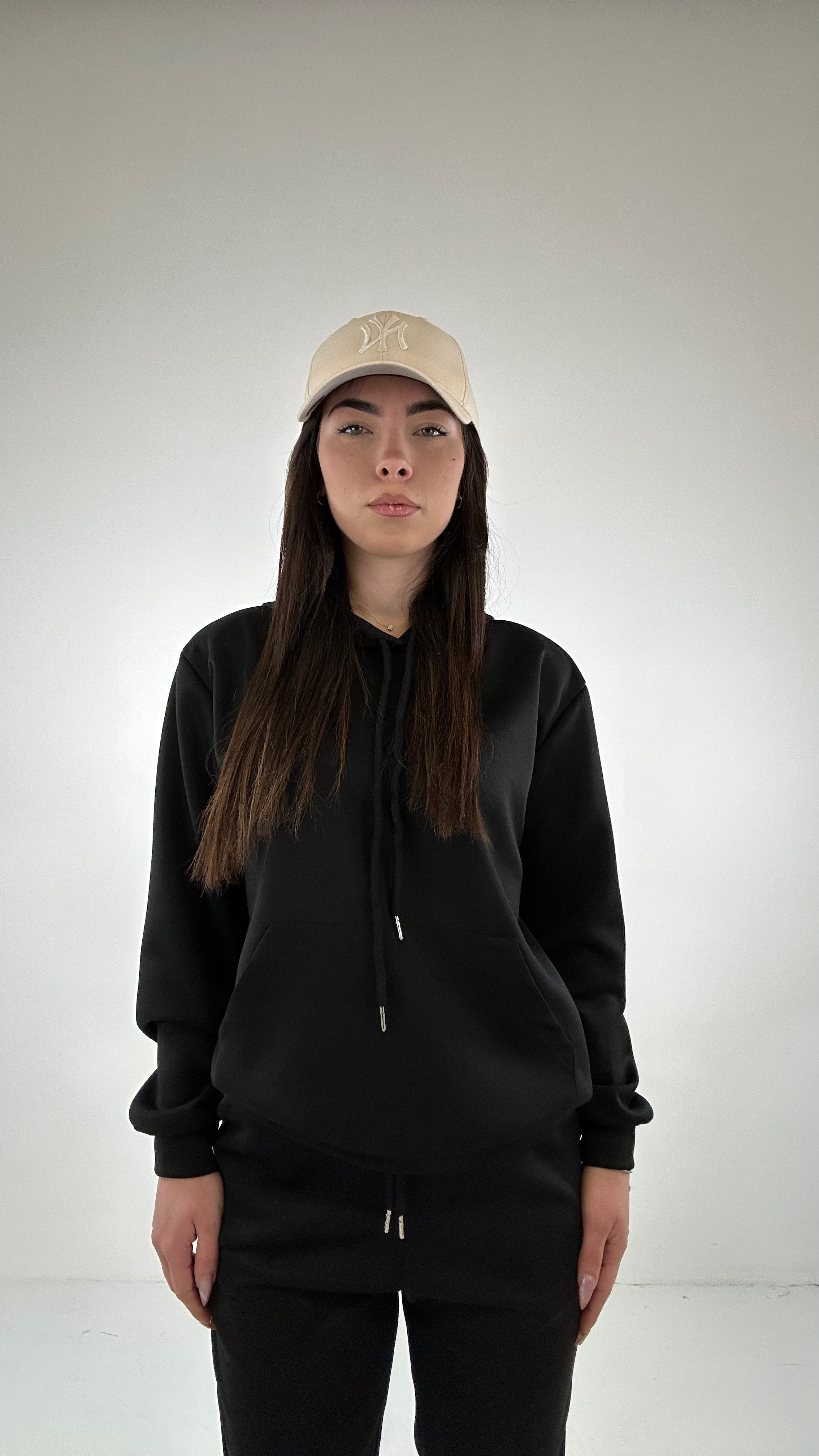 Completo TUTA CAPPUCCIO - NERO