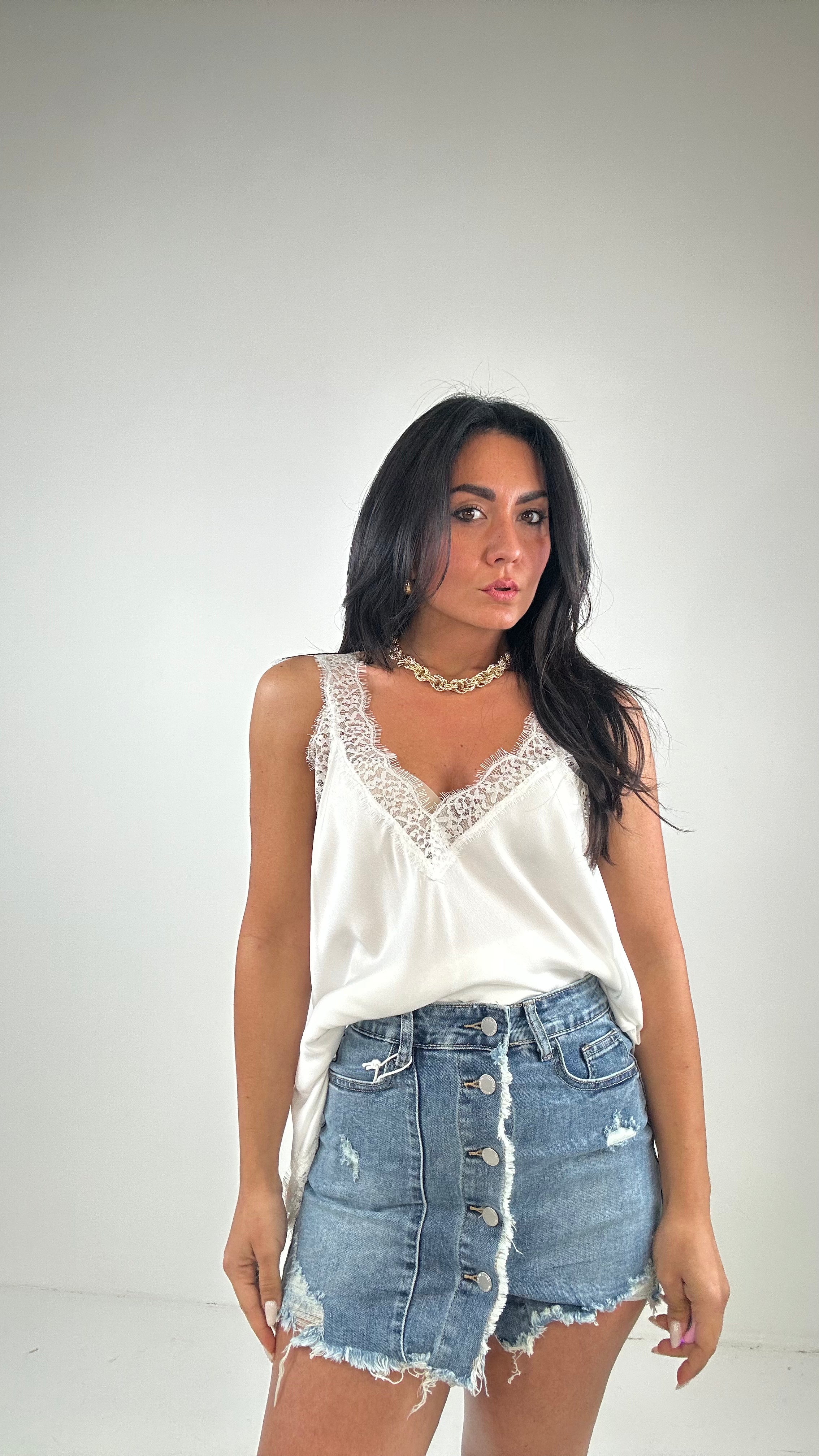 Pantagonna CON BOTTONI - JEANS