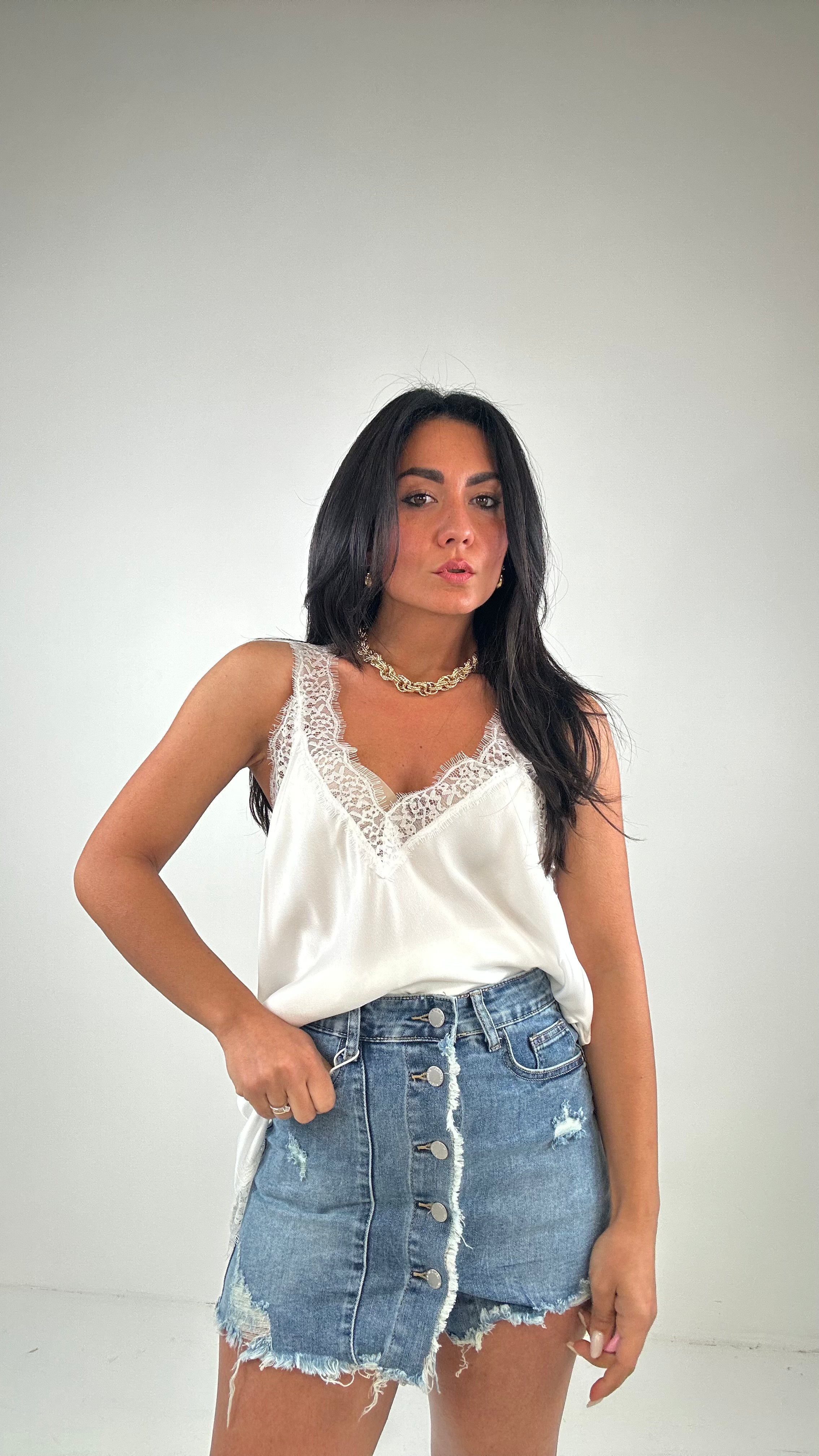 Pantagonna CON BOTTONI - JEANS