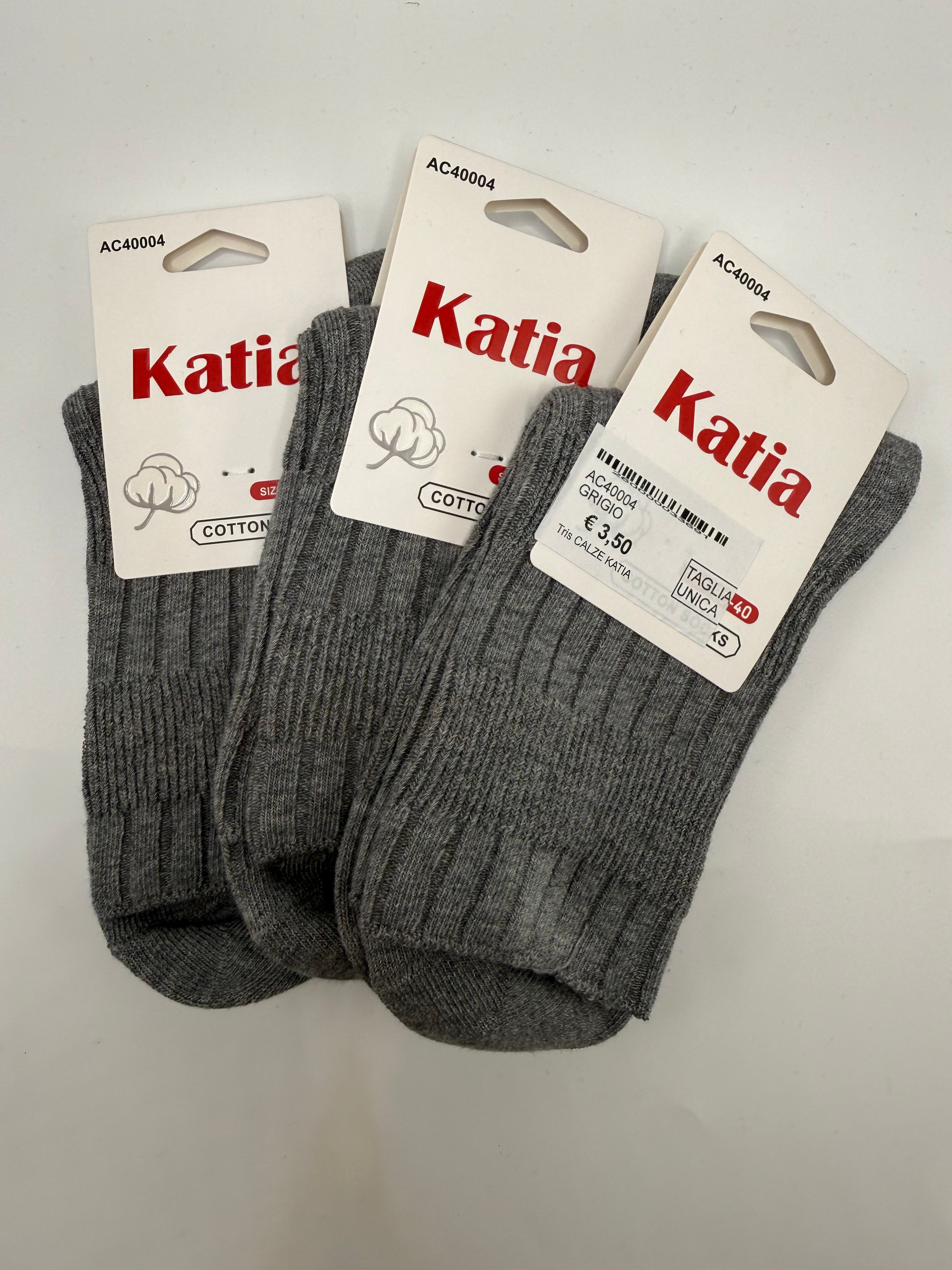 Tris CALZE KATIA - GRIGIO