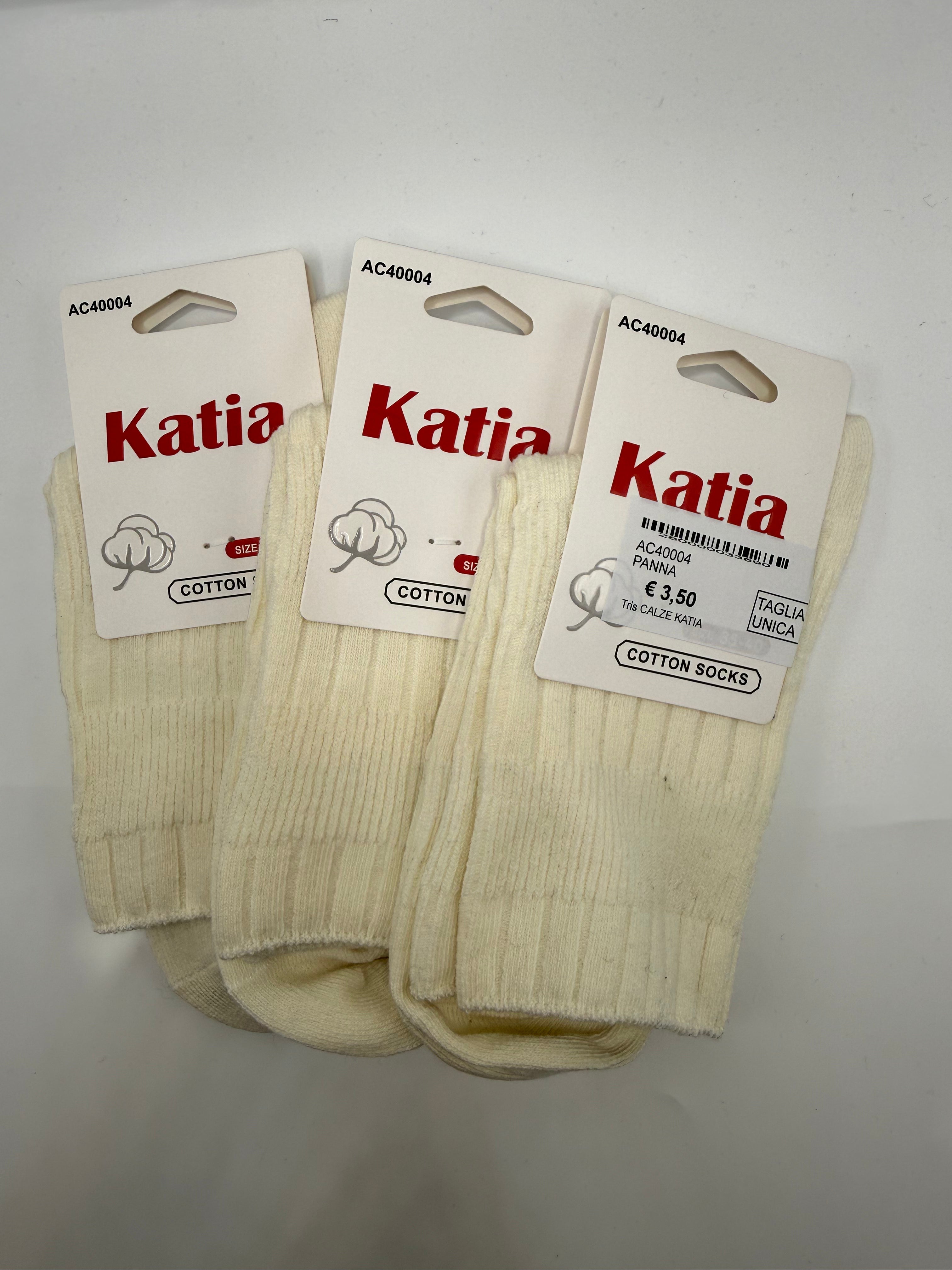 Tris CALZE KATIA - PANNA