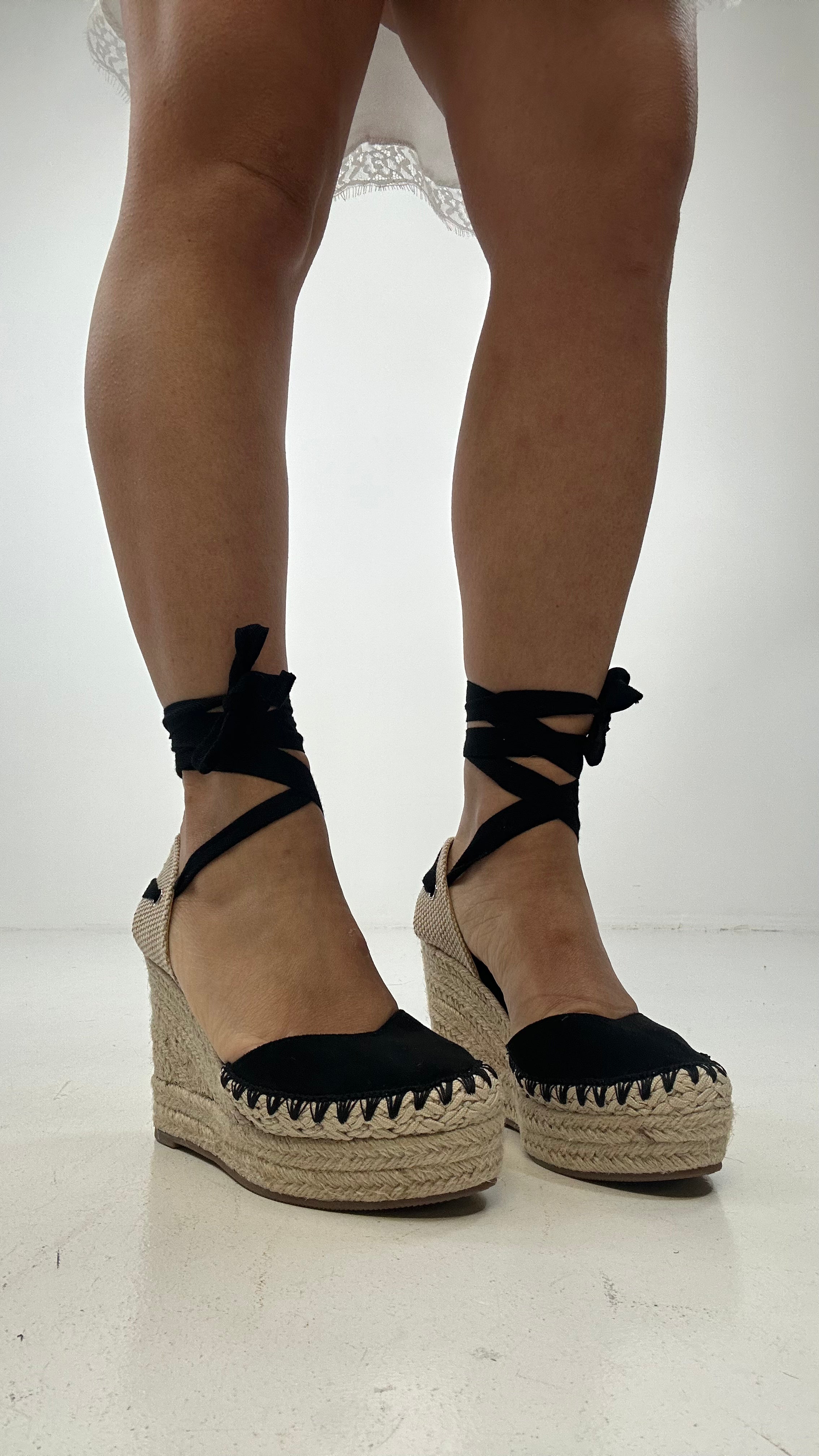 Espadrillas LACCIO ALTO - NERO