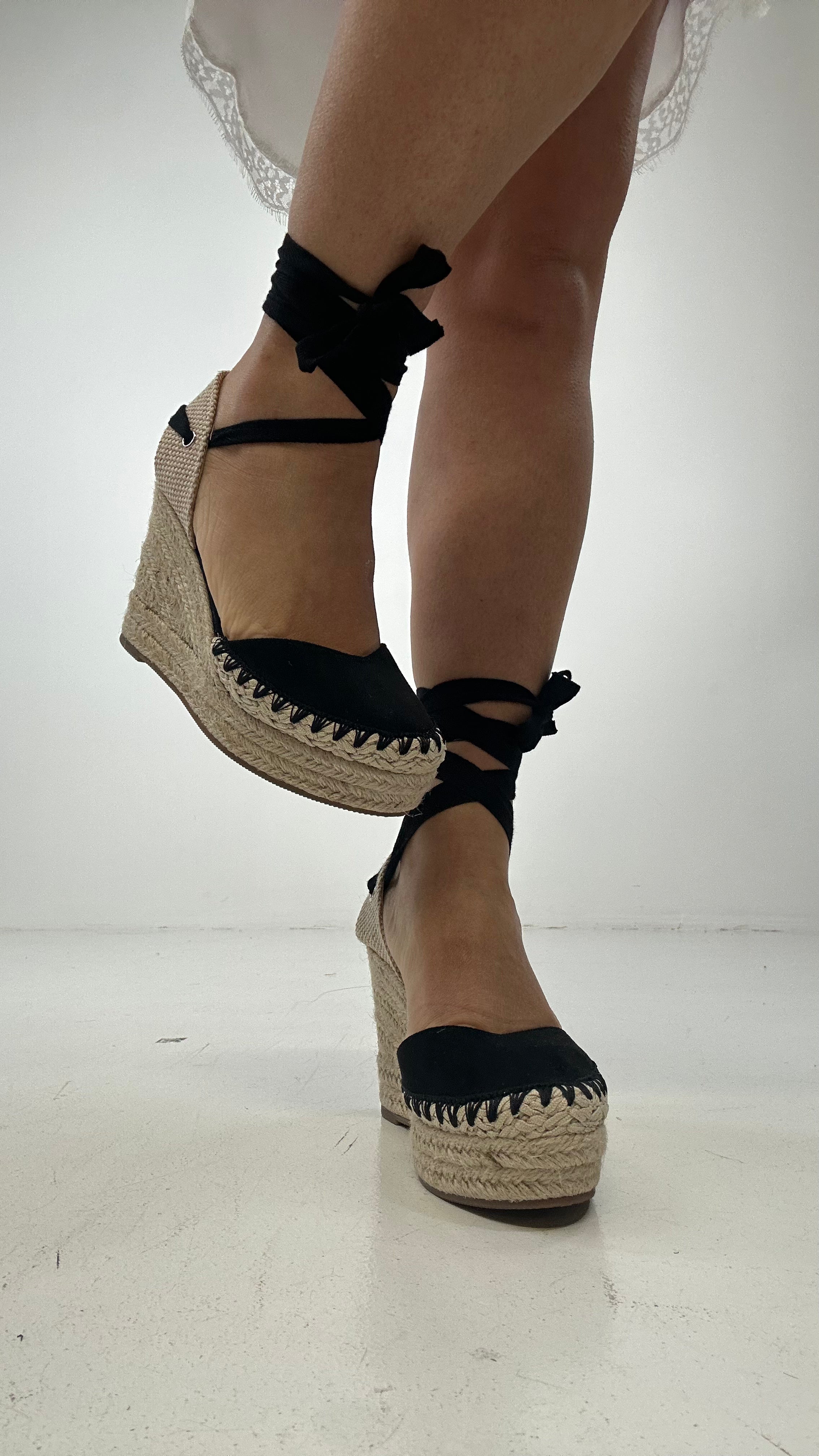 Espadrillas LACCIO ALTO - NERO