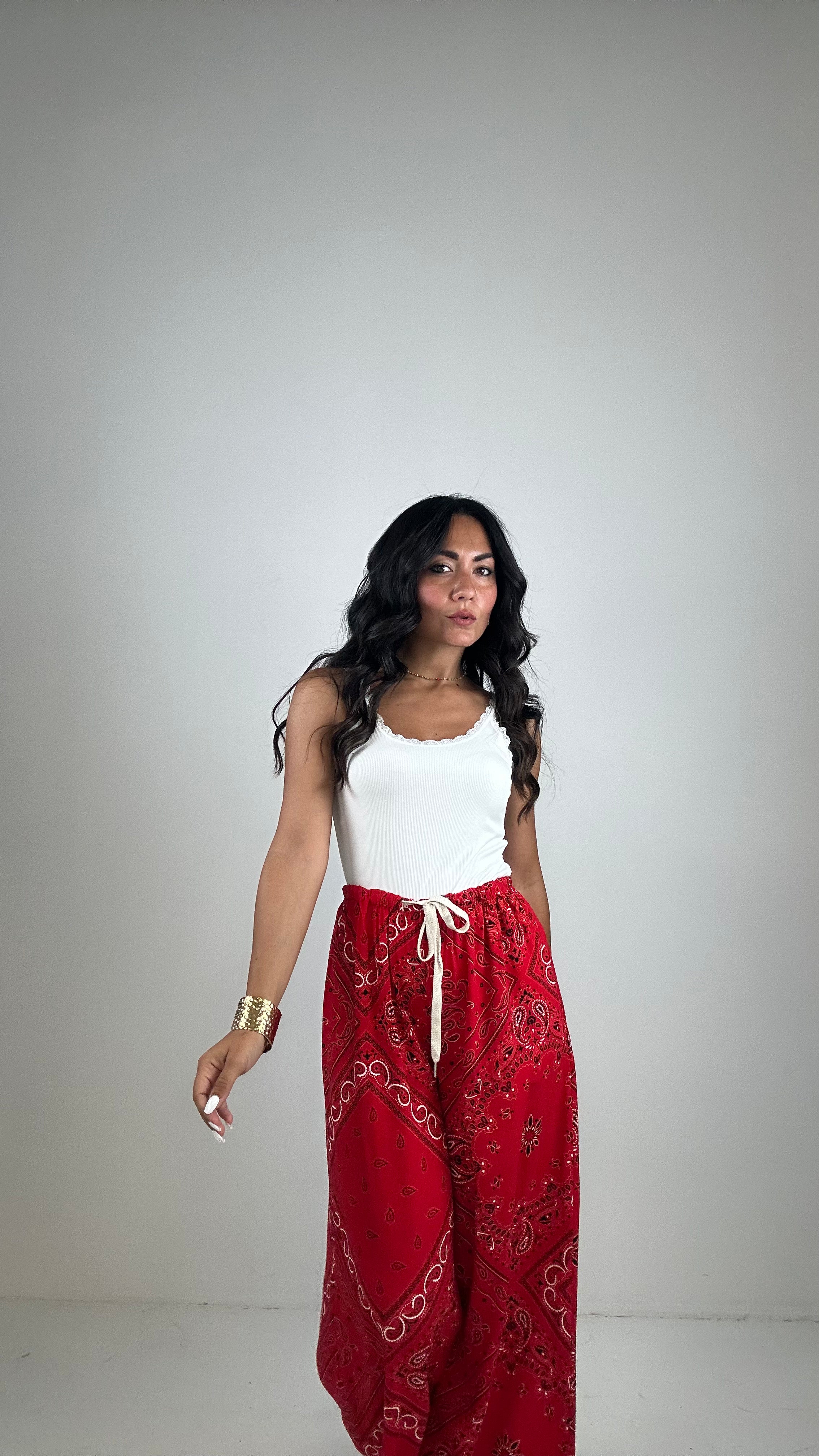 Pantalone FANTASIA - ROSSO