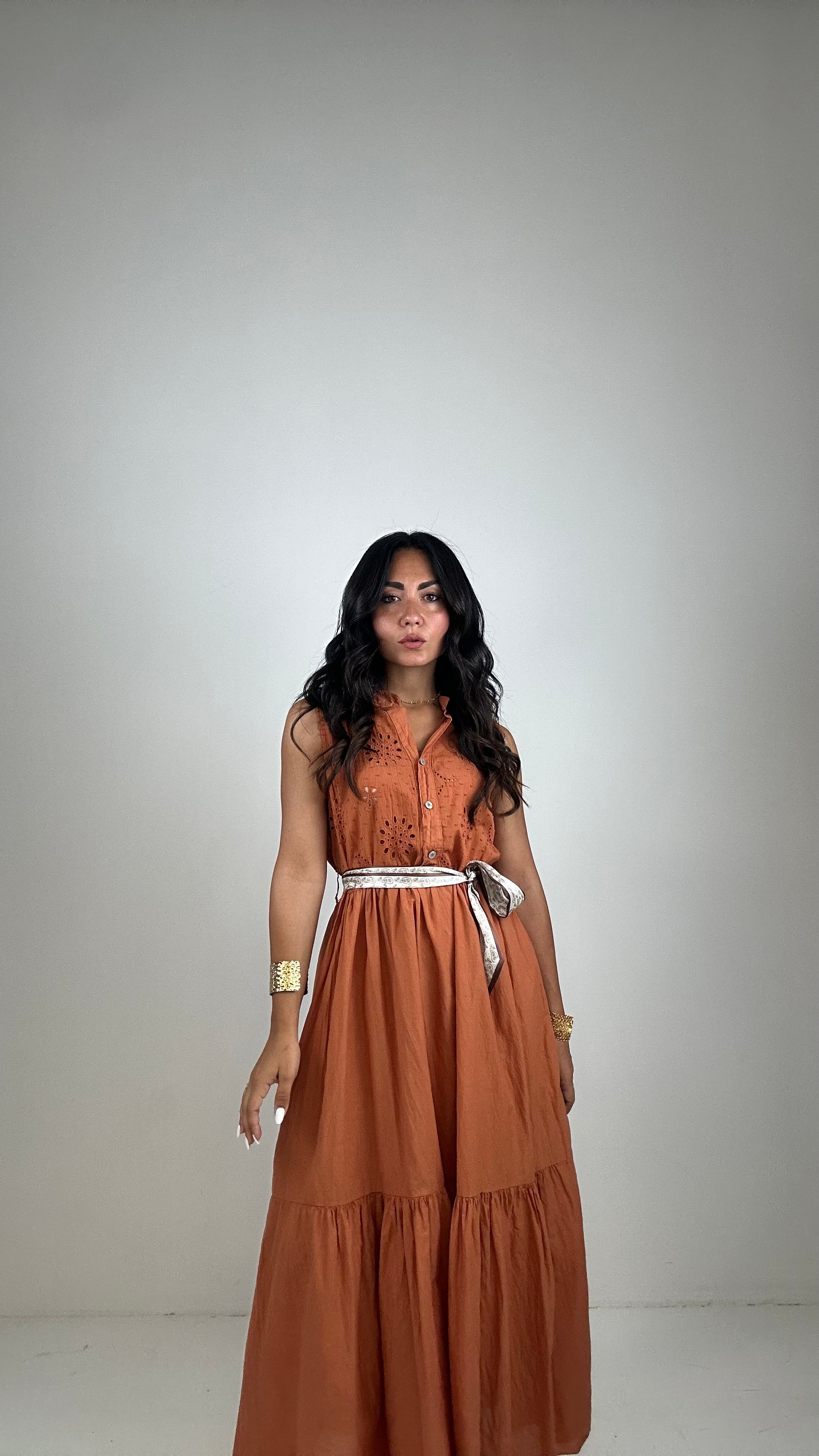 Vestito SANGALLO E FOULARD - COCCIO