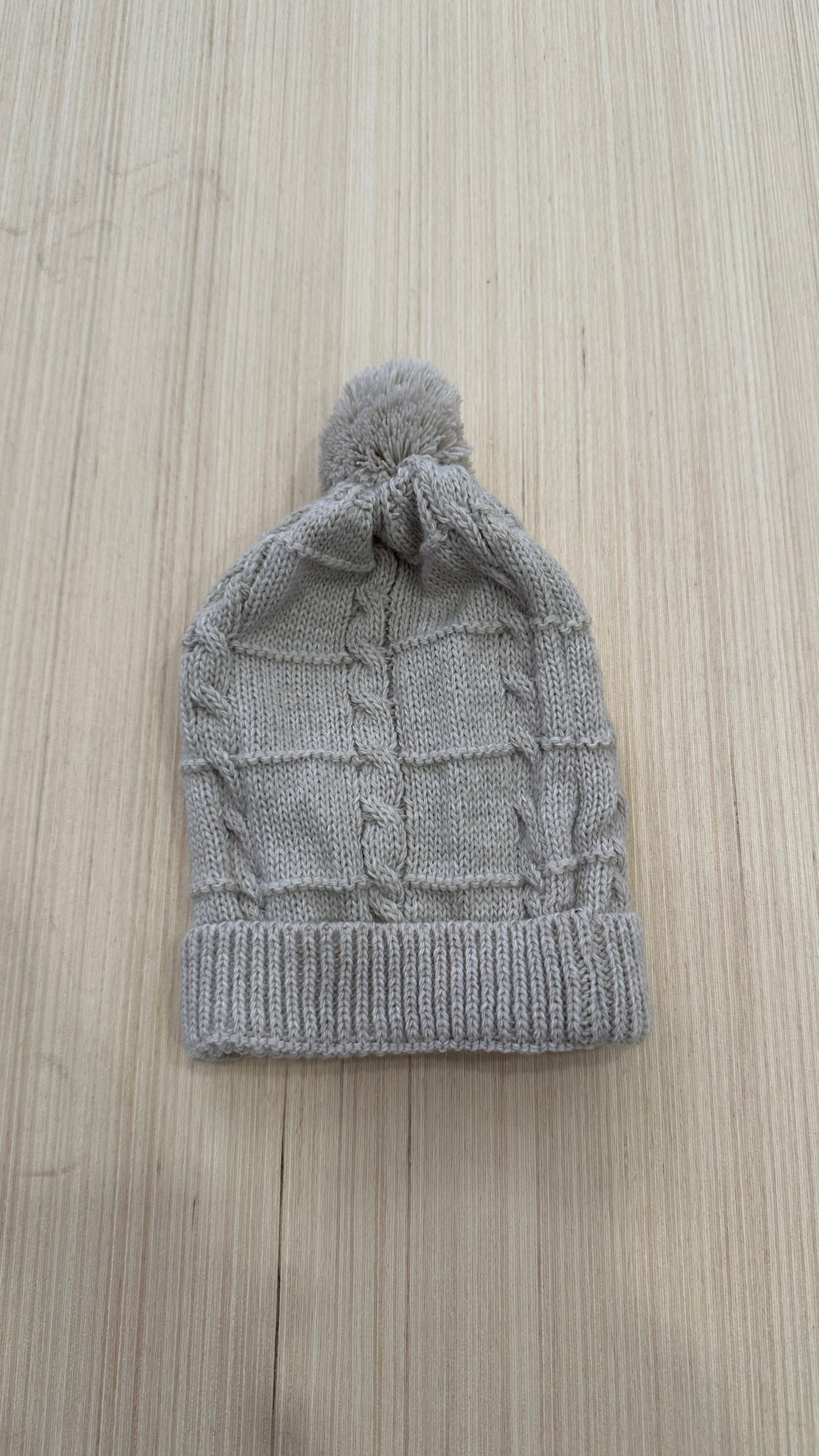 Cappellino PON PON NEONATO - BEIGE
