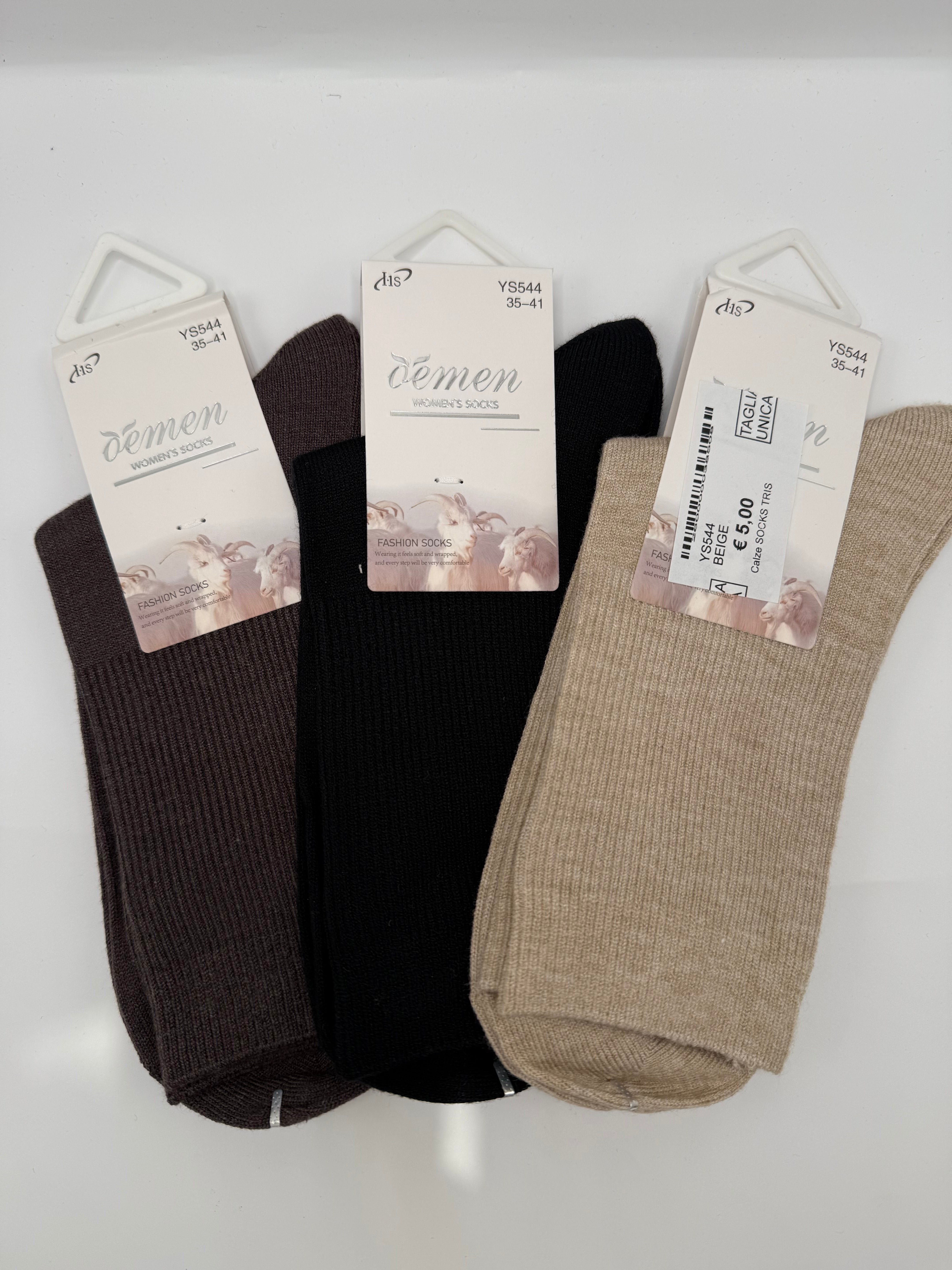 Calze SOCKS TRIS - BEIGE