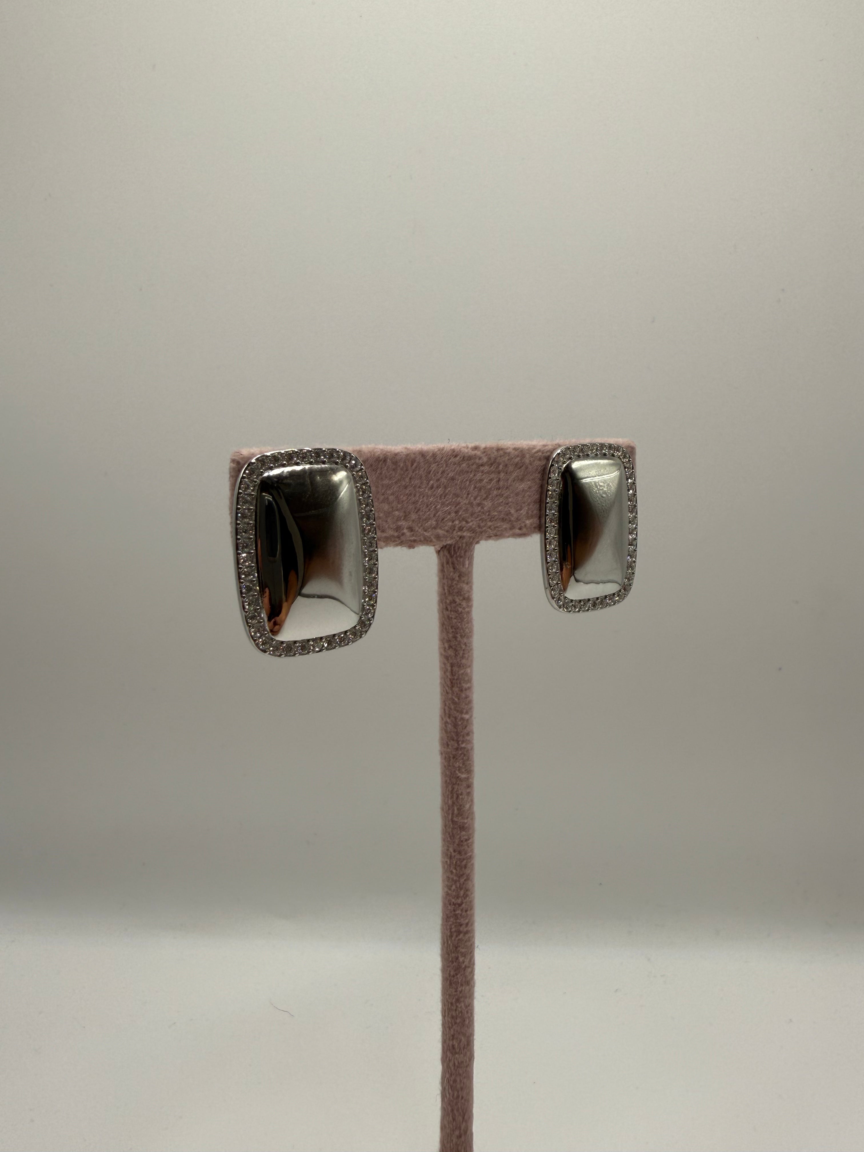 Orecchino QUAD - ARGENTO