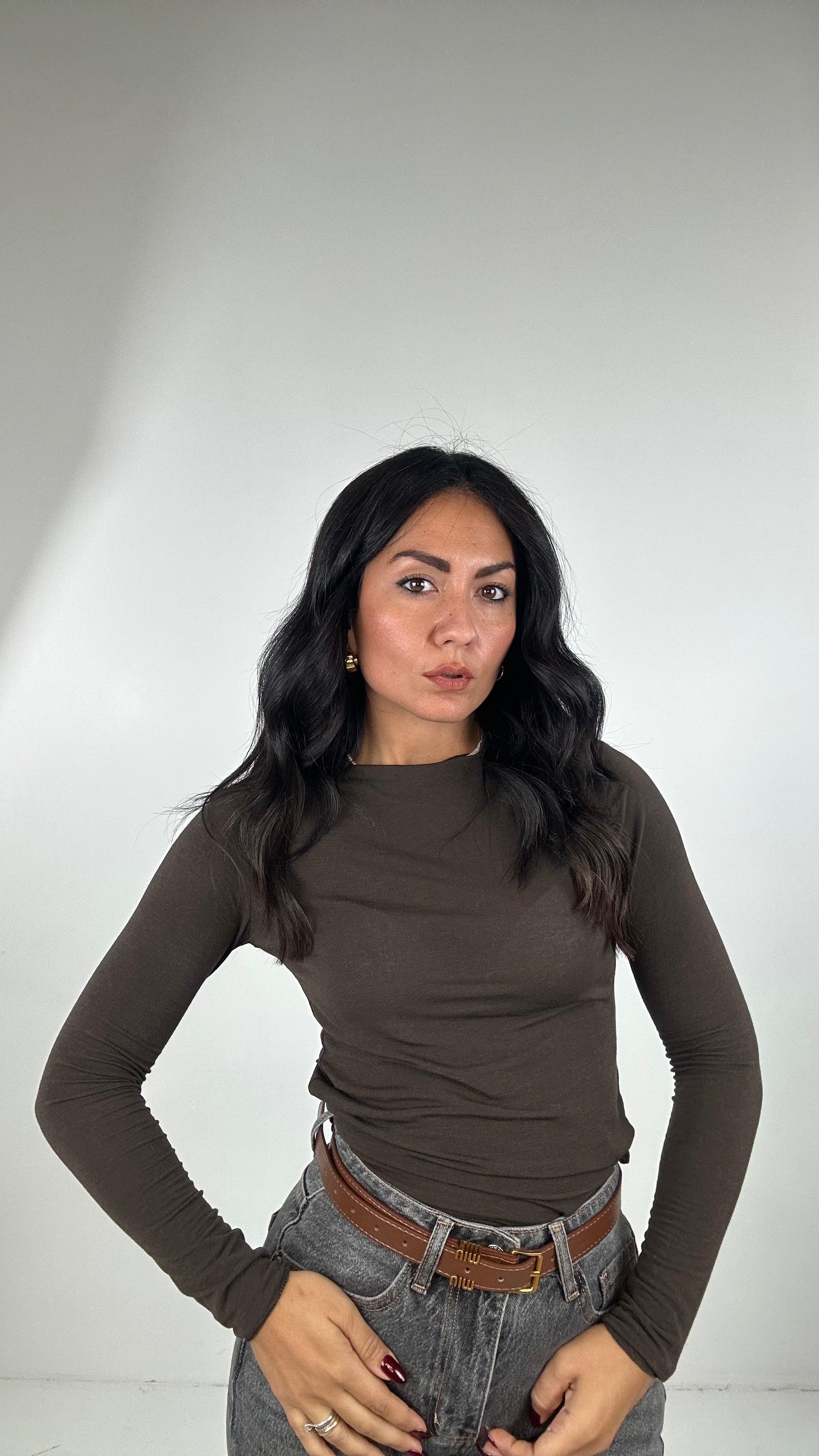 Maglia CASHMERE - MARRONE